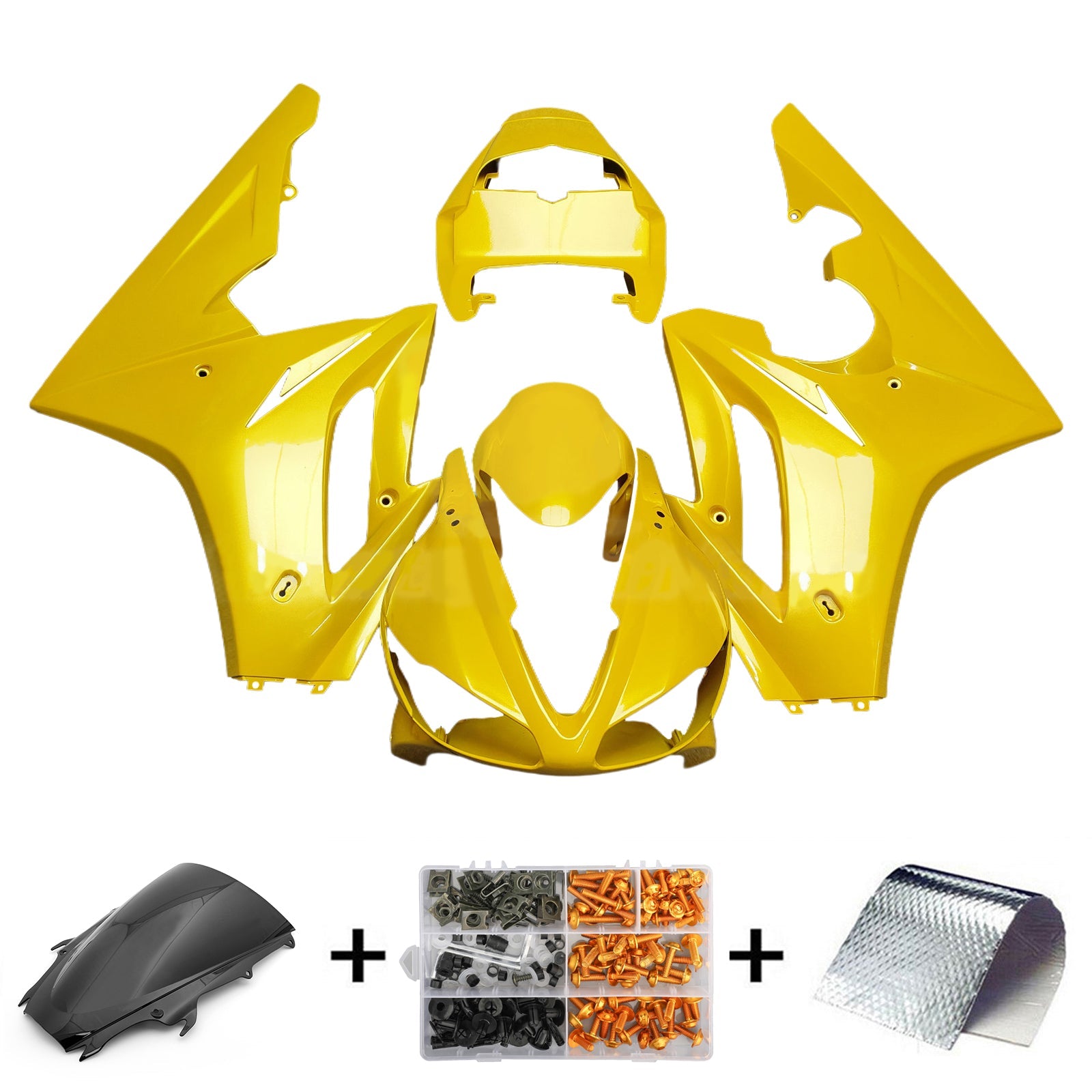 Kit de carénage d'injection Triumph Daytona 675 2009-2012 Carrosserie Plastique ABS