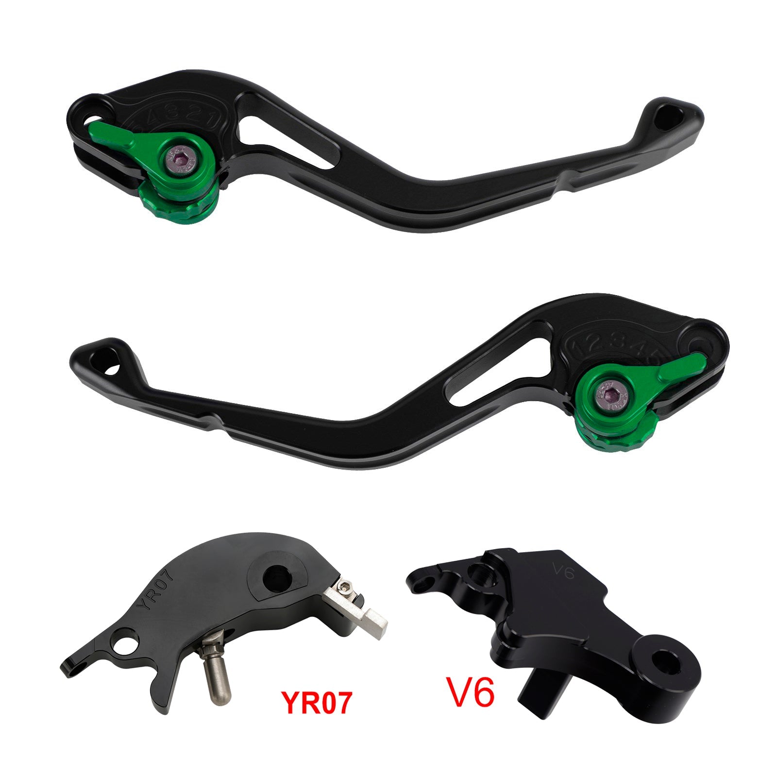 Levier de frein et d'embrayage court compatible avec YAMAHA XSR 900 2025 MT-09 2024-2025
