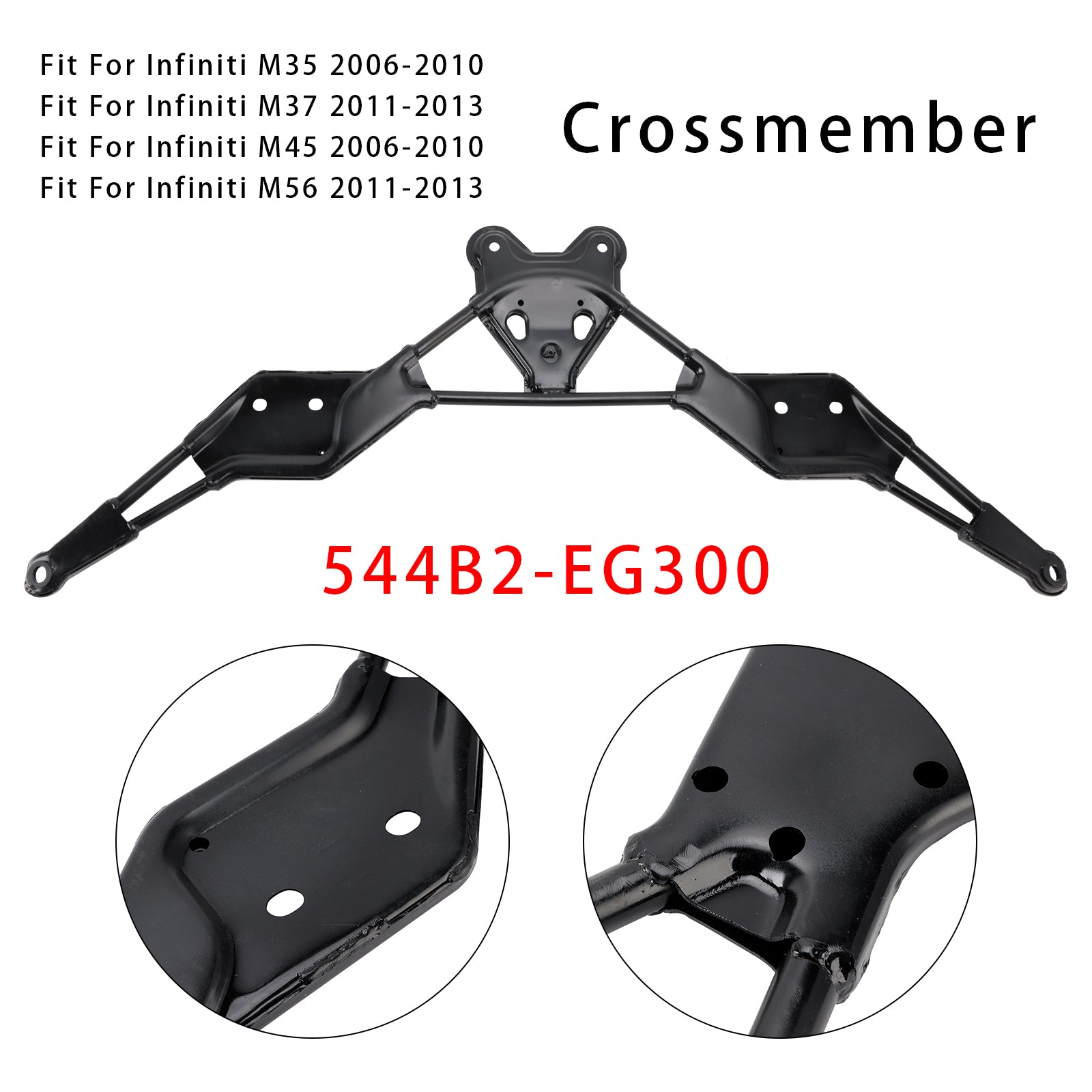 Supporto traversa anteriore per Infiniti EX35 (2008-2012) - Codice articolo : 544B2-EG300
