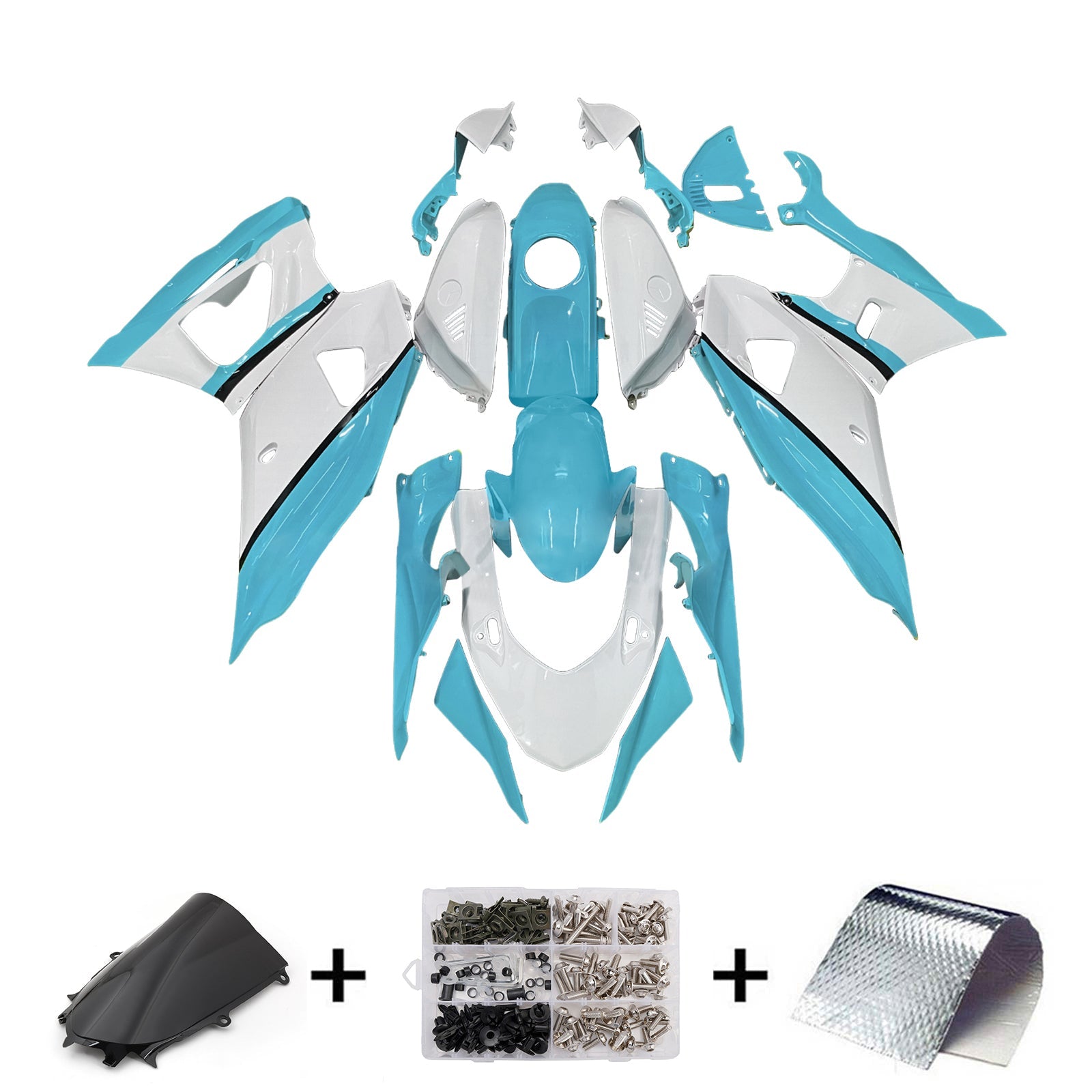 Kit de carenado inyectado de plástico ABS para Yamaha YZF-R7 2021-2025