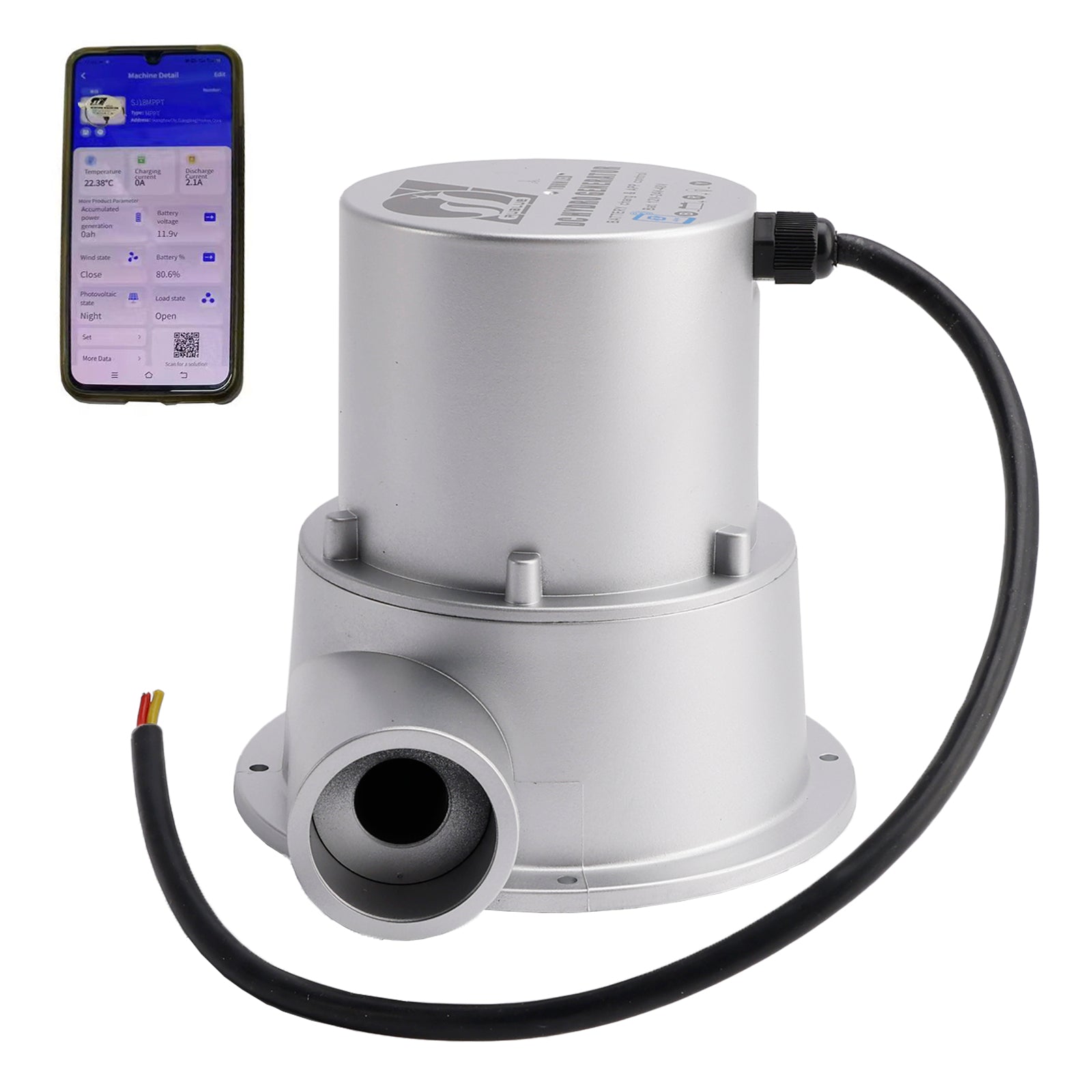 Générateur hydroélectrique à turbine à débit d'eau 12/24/48 V, petite taille, 36/50 W, 12 V, 24 V, 48 V