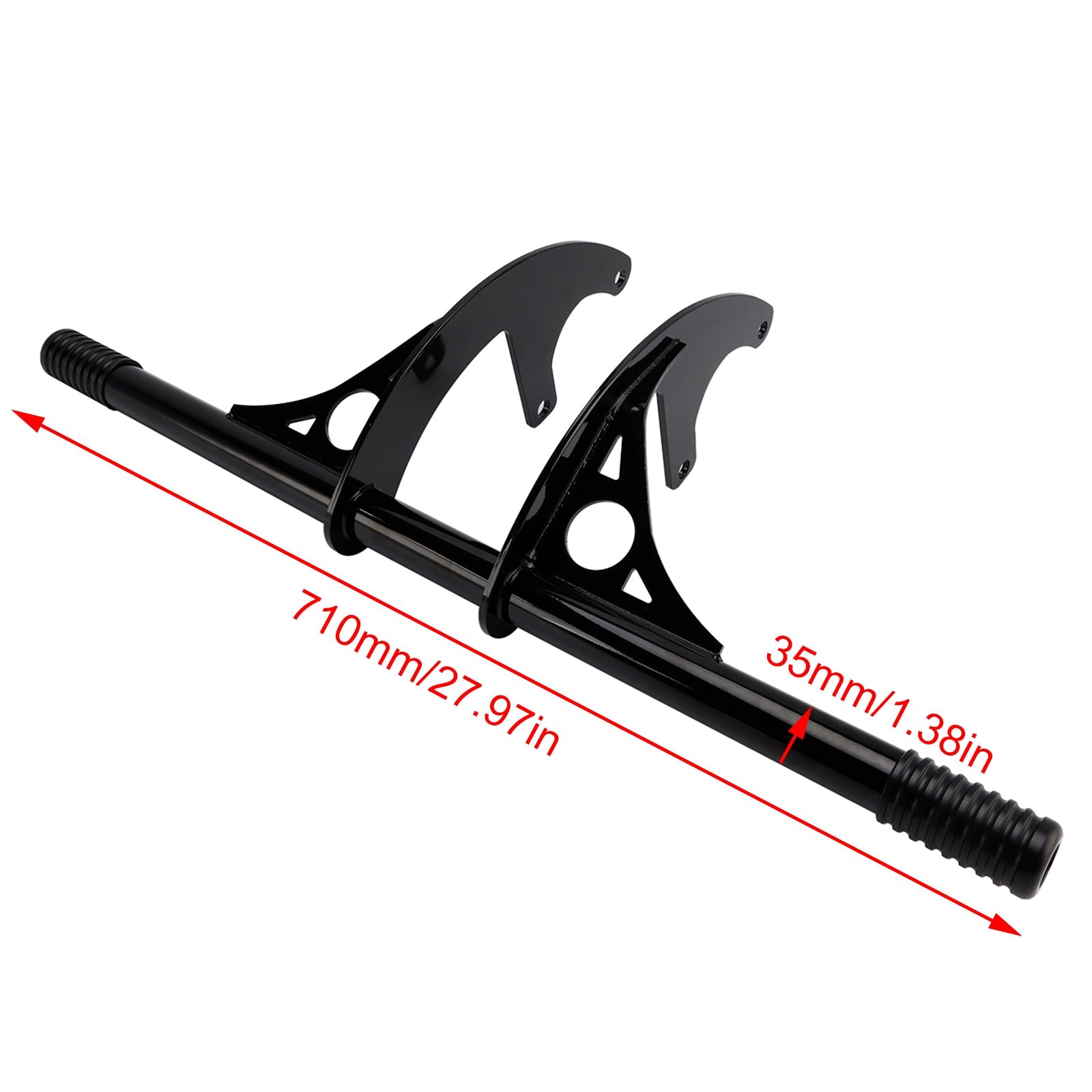 Protection moteur, pare-chocs et barres de protection noires pour Honda Rebel CM300 (2017-2025).