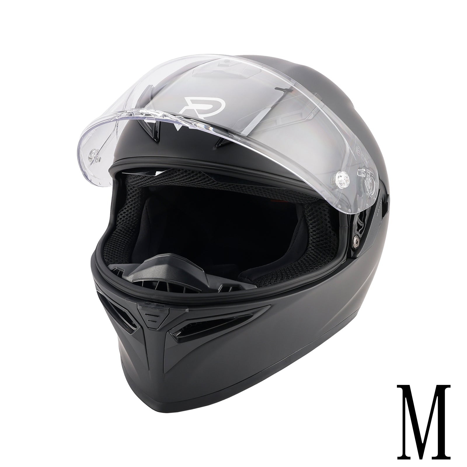 Casque moto intégral DOT pour adulte, orange et noir mat