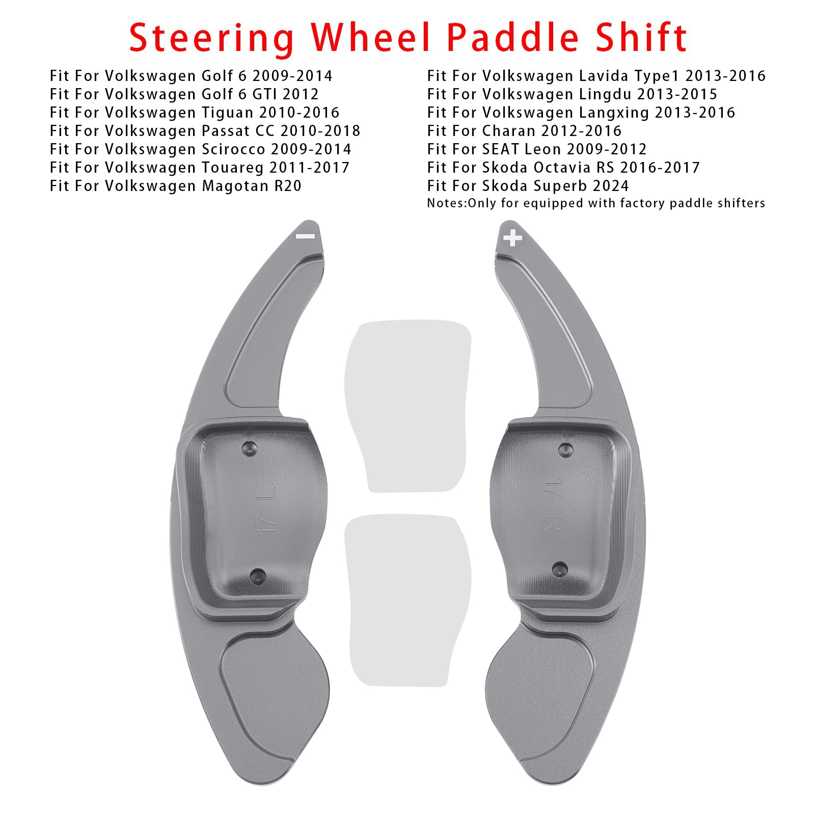 Verlenging van snelheidsverandering pallets achter het wiel voor stoel VW Scirocco