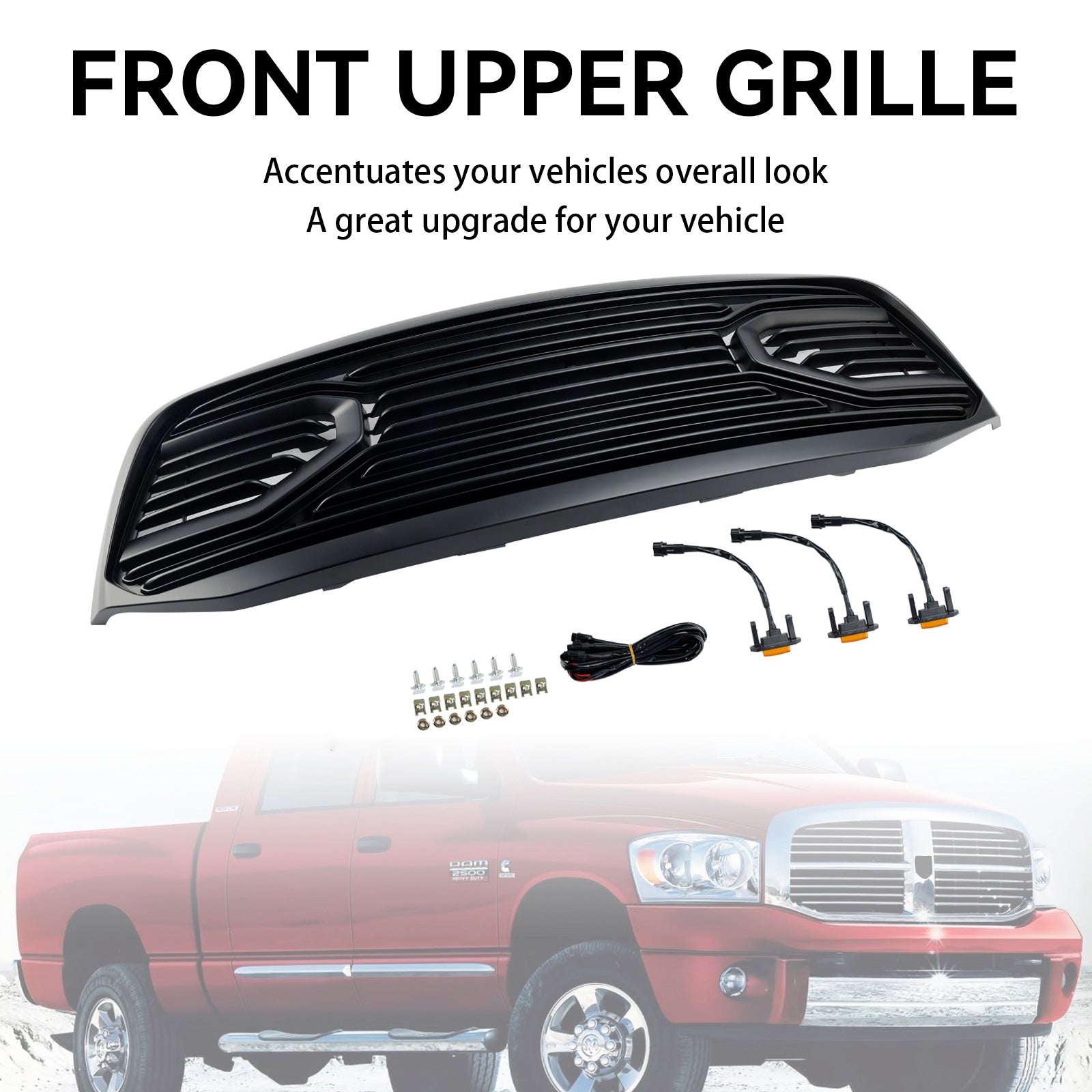 Griglia anteriore Griglia per Dodge RAM 1500 2006-2008, RAM 2500/3500 2006-2009 - L3