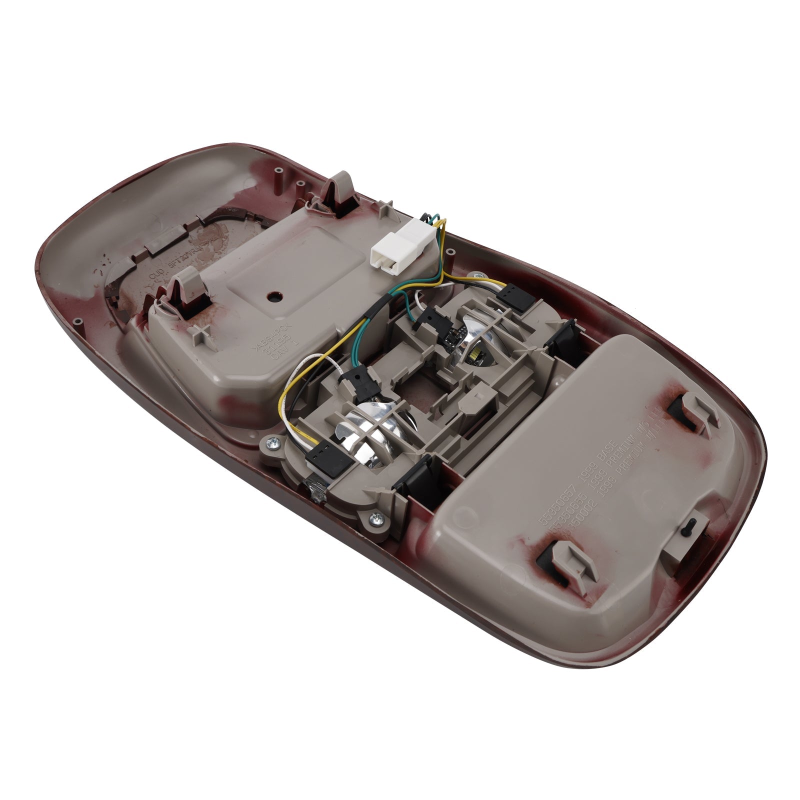 Voorpavilionconsole met LED-vissenhout voor Dodge Ram 1500 2500 3500 98-02