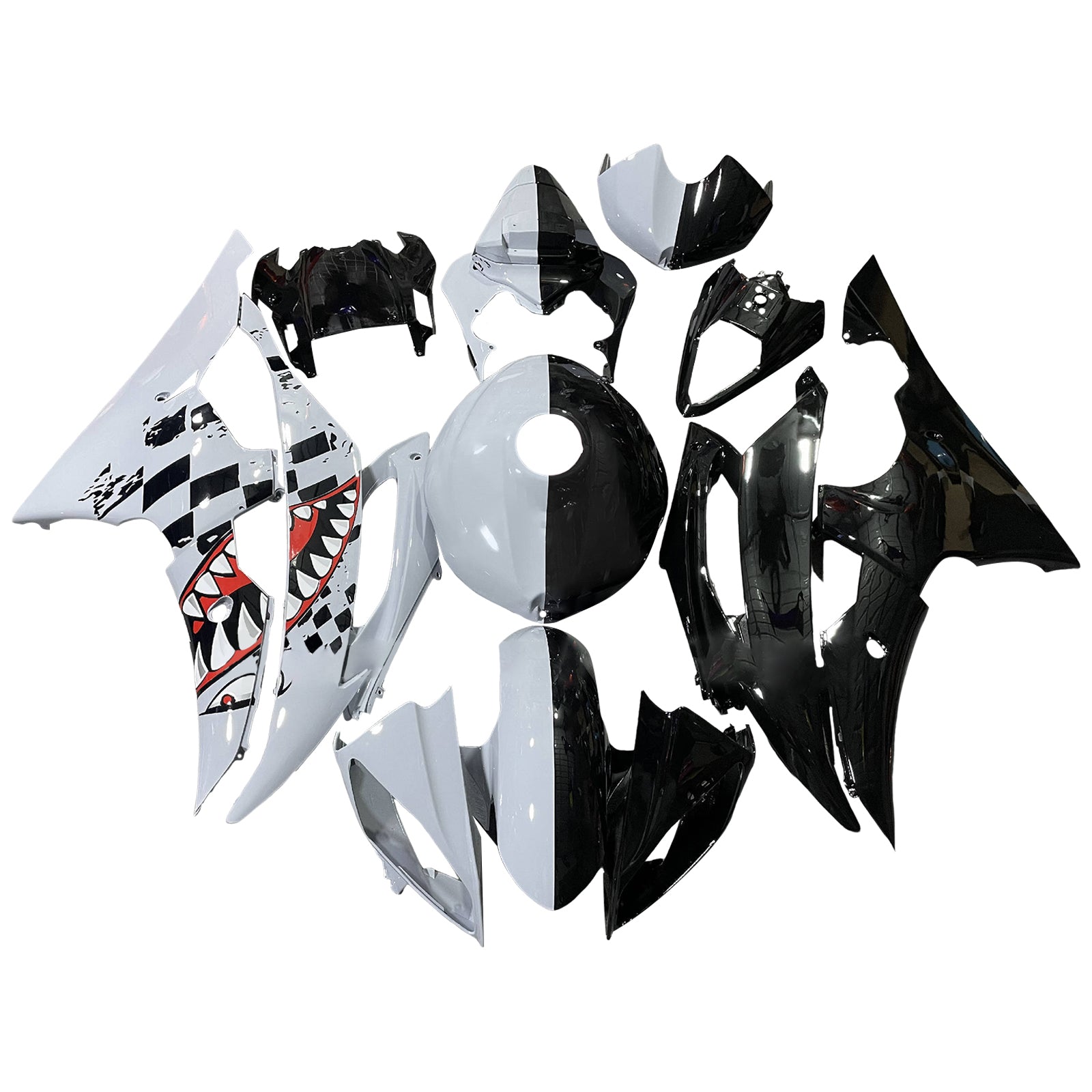 Komplet oklepa iz ABS plastike za Yamaho YZFR6 YZF-R6 2008-2016