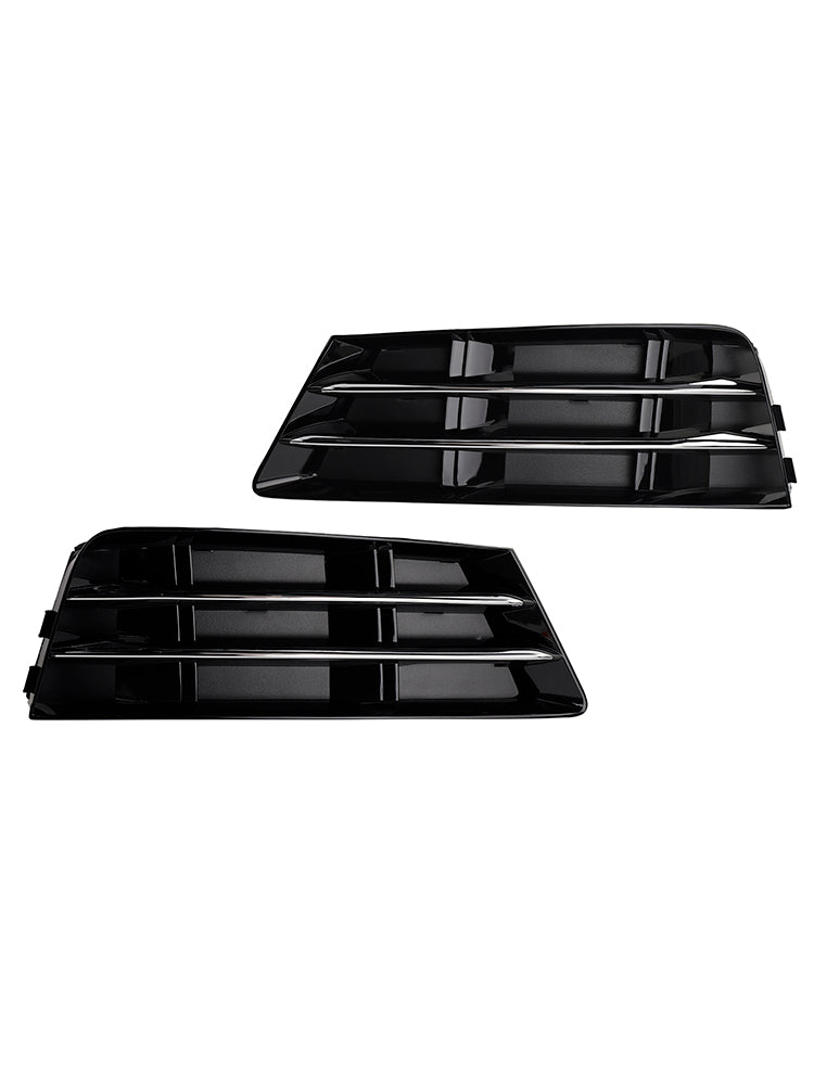 Lower bumperrooster voor mistlampen vooraan audi A4 B9 2016-2018, 2 stuks