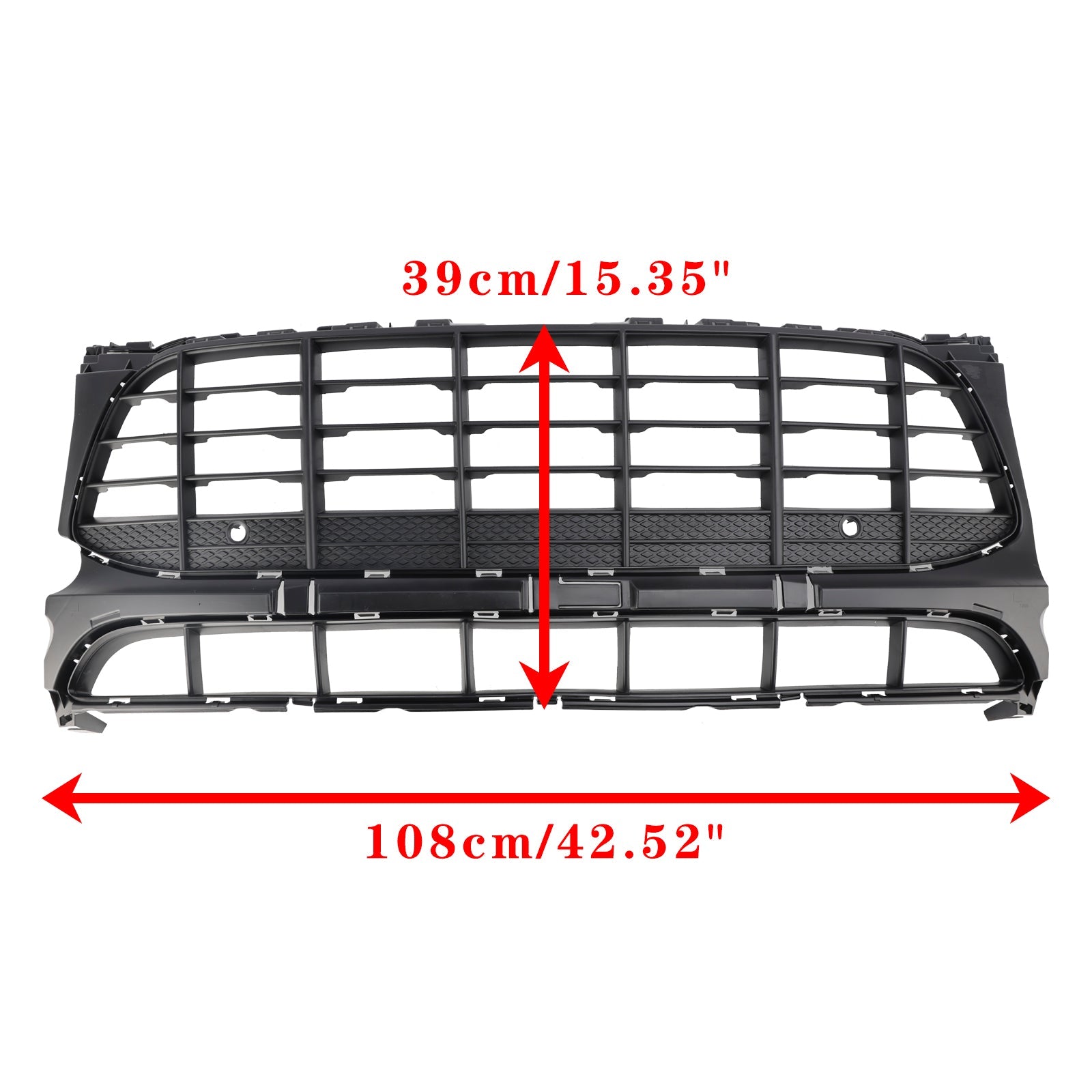 Grid de parachoques delantero negro Porsche Macan 2015-2018 95B807683H1E0