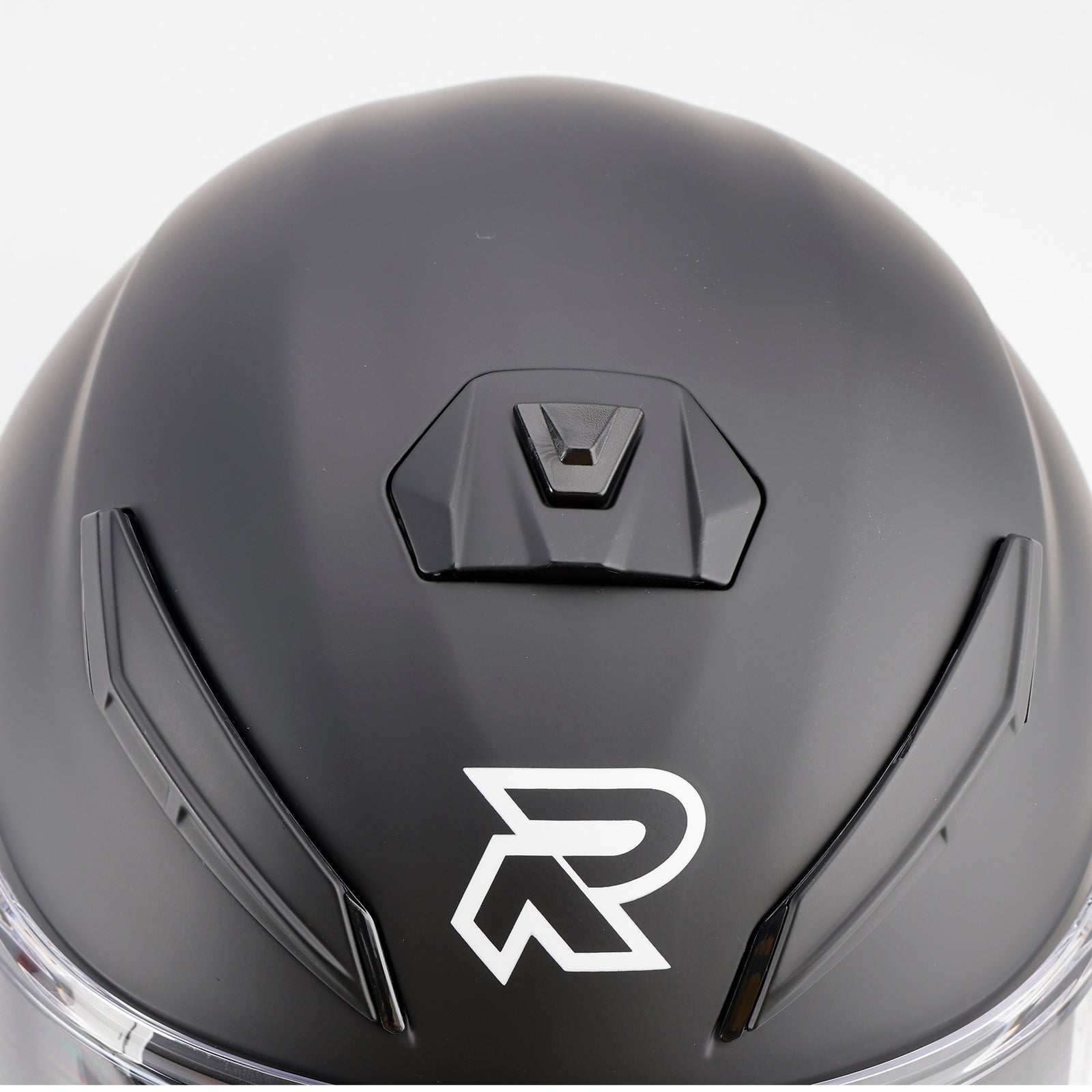 Casque moto intégral DOT pour adulte, orange et noir mat