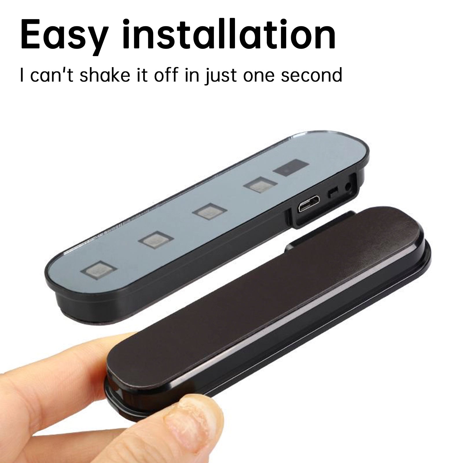 Lot de 4 feux de sécurité pour portière de voiture, clignotants, à détection automatique