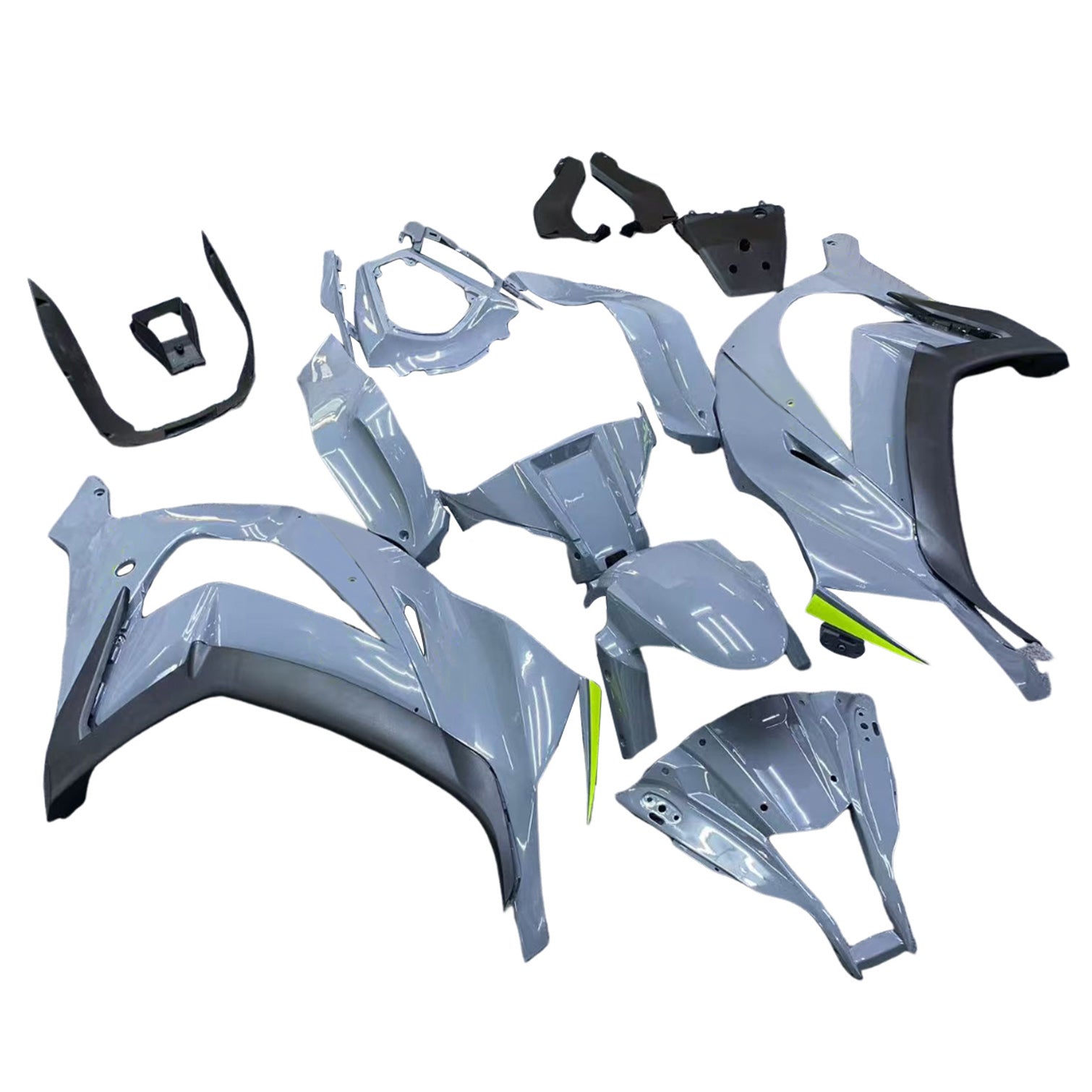 Kit de carénage injecté en plastique ABS pour Kawasaki ZX10R 2011-2015