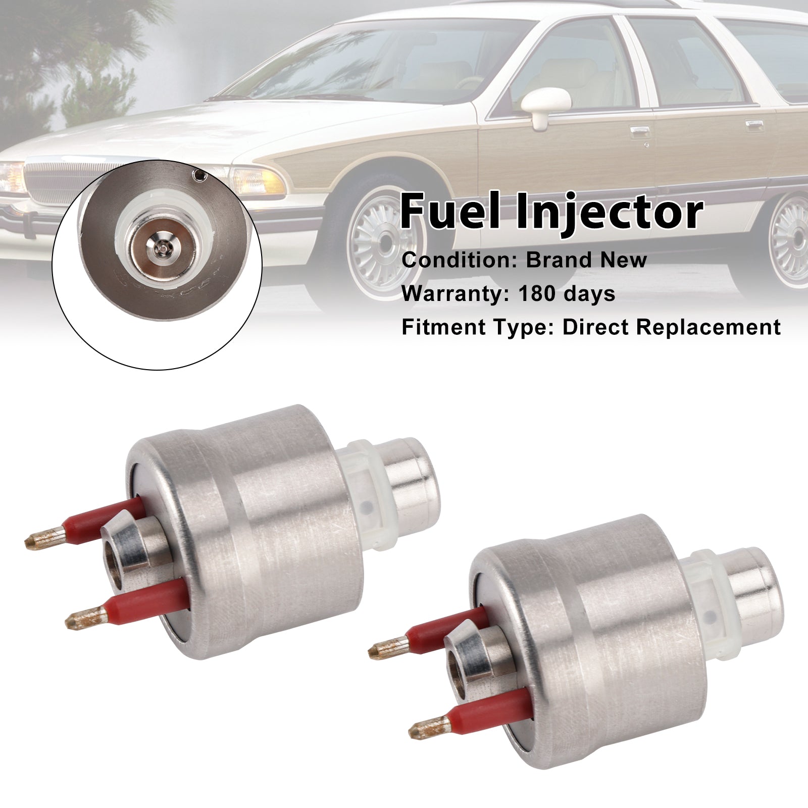 Lot de 2 injecteurs de carburant 17111864 pour Chevrolet Tahoe, GMC Yukon, Buick V8 5,7 L