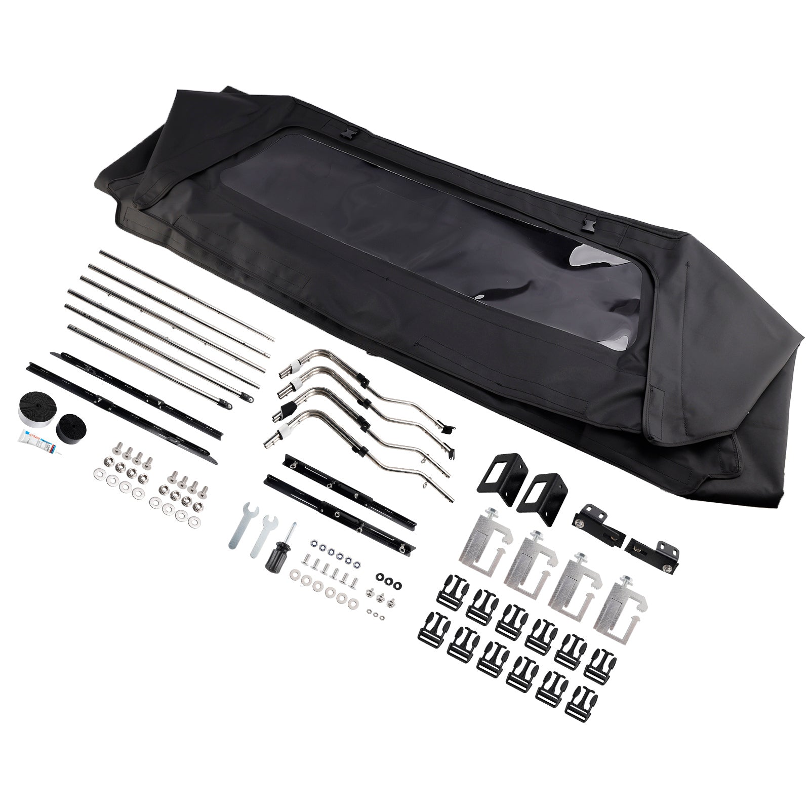 Toit de camion souple de 6 po pour Toyota Tacoma 4 portes 2005-2015