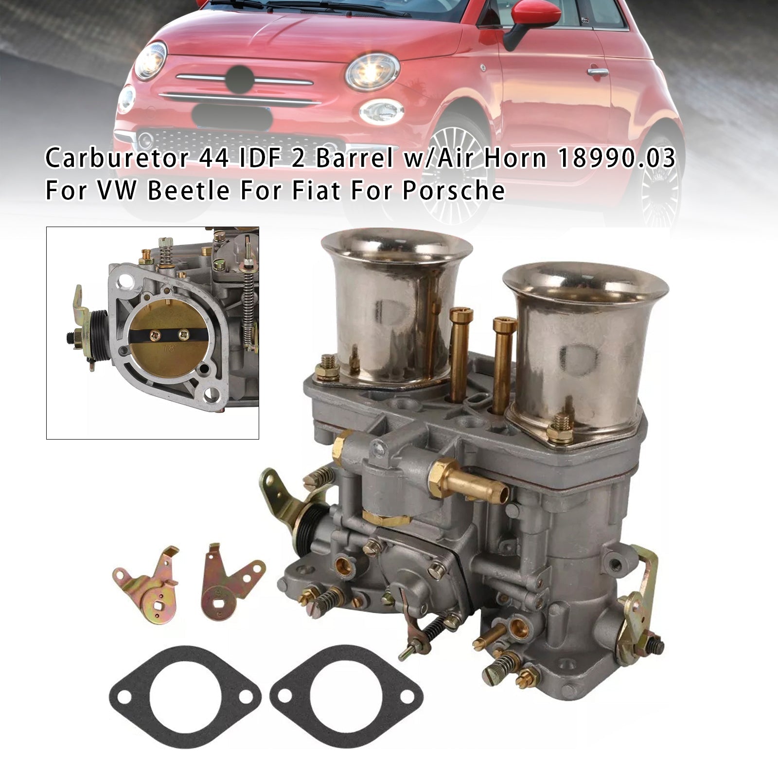 44 IDF 2 Body carburateur met luchthoorn 18990.03 voor VW voor Fiat voor Porsche