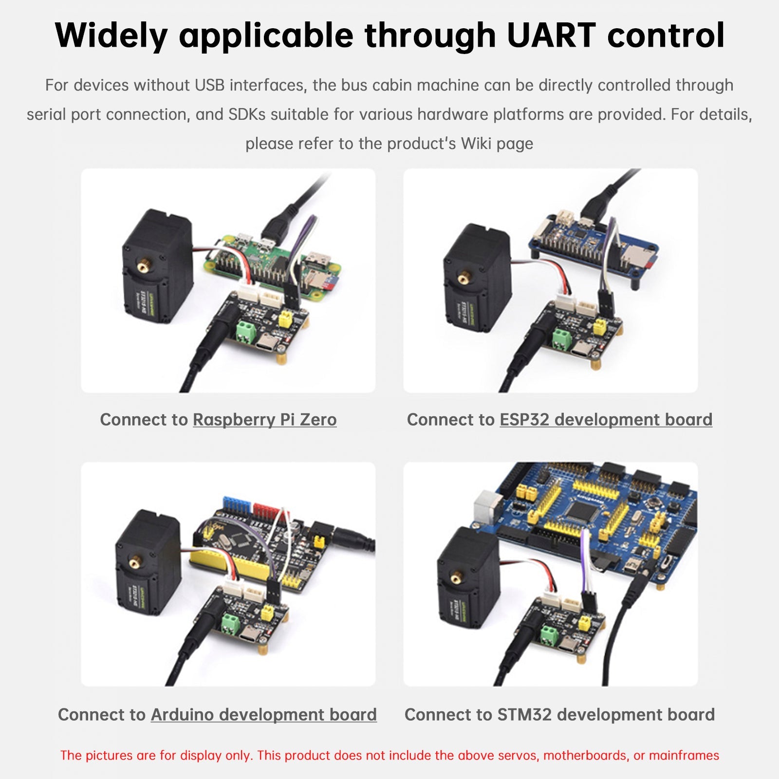 Raspberry Pi Servo Pilot Card Module, USB/UART ESP32 Communication