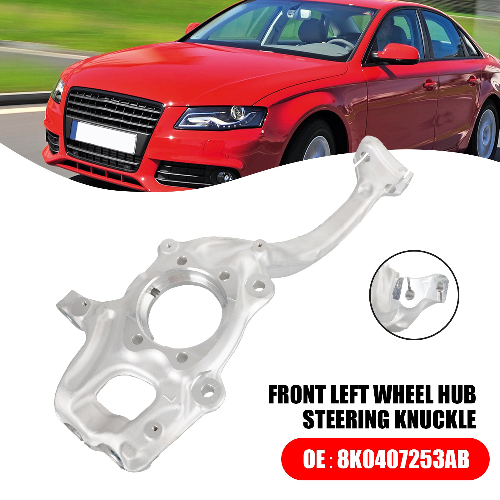 2008 - 2016 Audi A4 8K Bagażnik piasty przedniej lewej