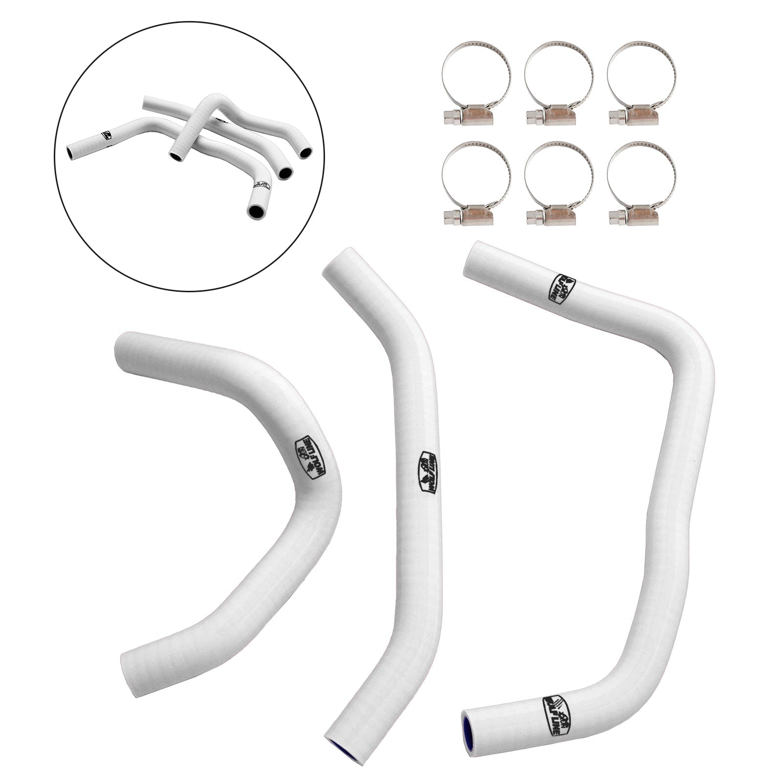 Silikonijäähdyttimen jäähdytysnesteletkusarja Kawasaki ZX4R ZX-4RR 2023-2024