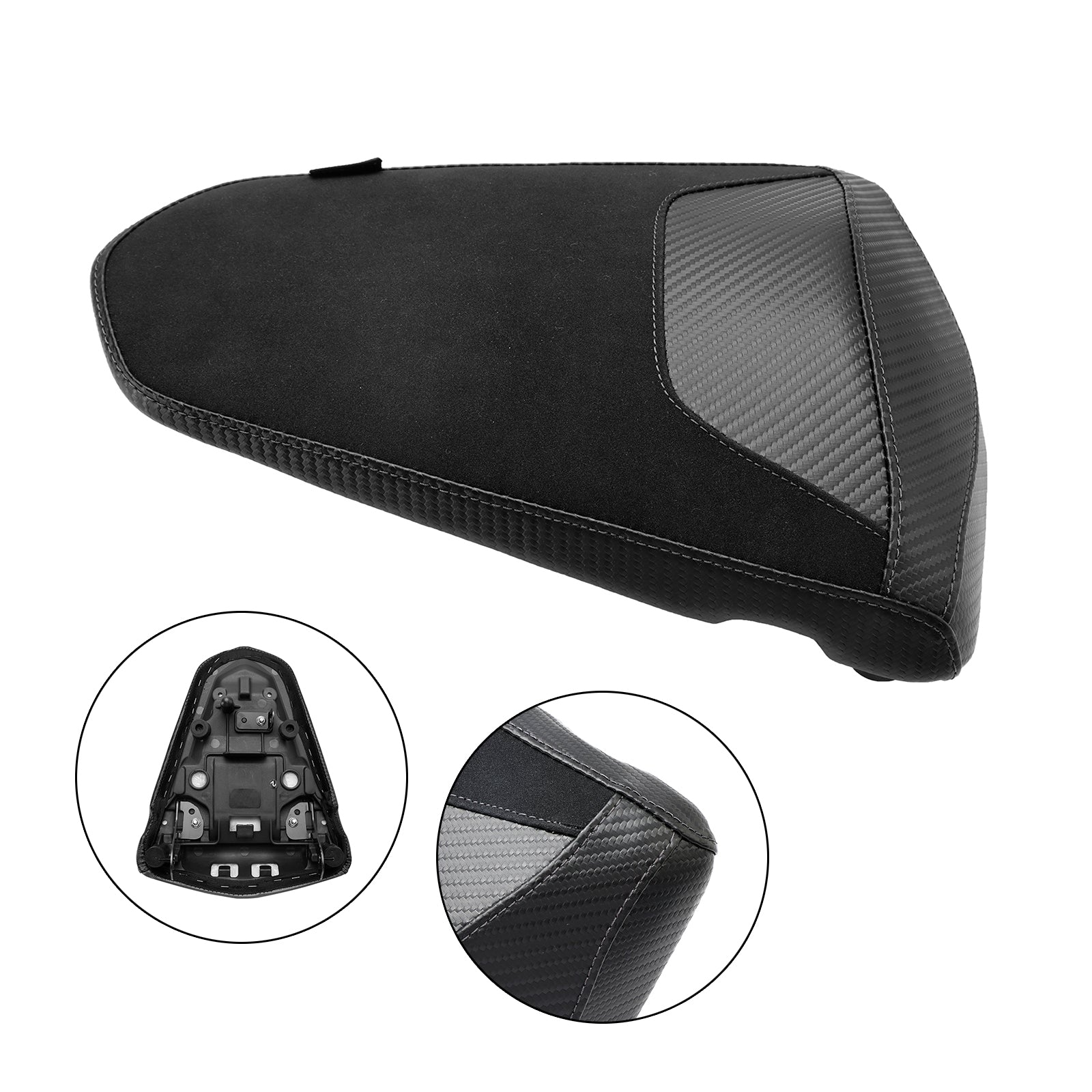 Cuscino passeggero posteriore in poliuretano blu per Yamaha MT-03 YZF-R3 2015-2023