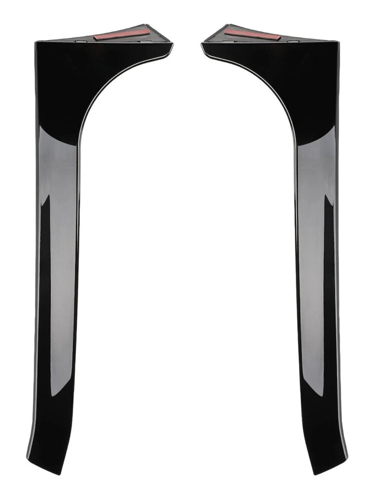 Paire de becquets latéraux de lunette arrière noir brillant pour VW Golf MK6 GTI 2008-2013