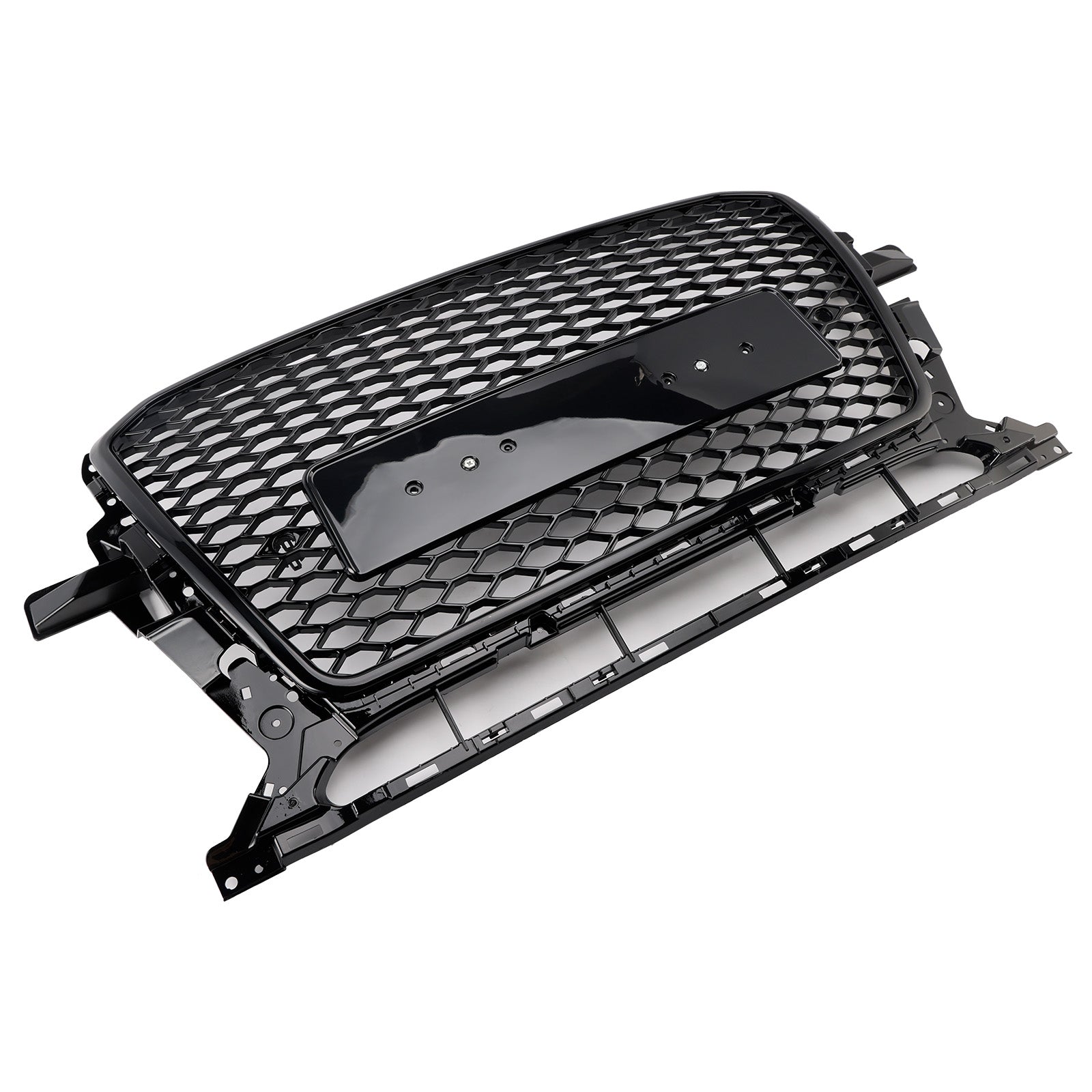 Gloss Black Front Honeycomb Bumper Grill Grille Pour Audi Q5 2013-2017