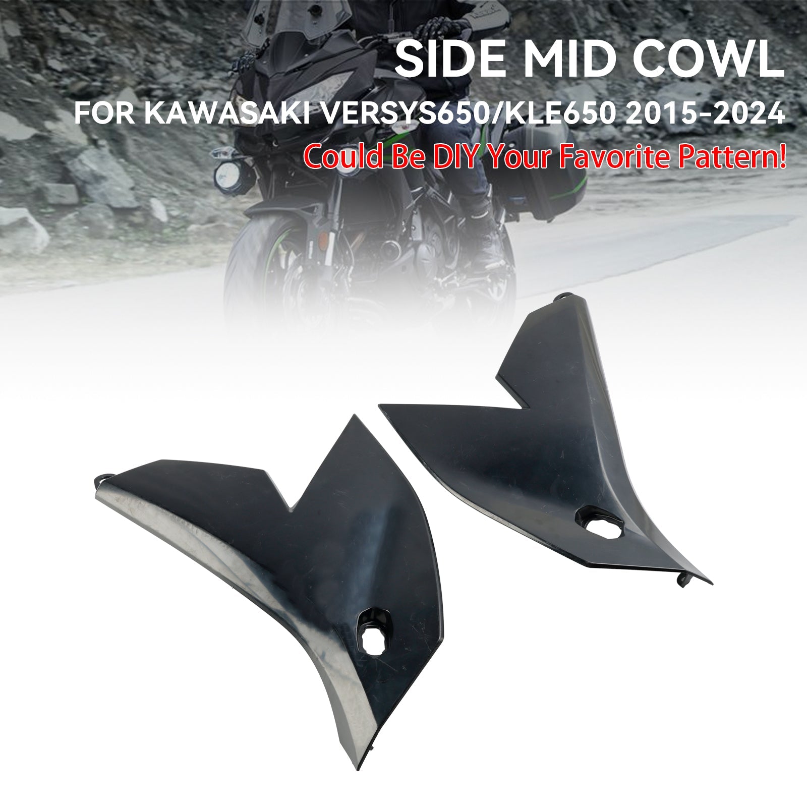 Carrosserie, ki se ne slika o injekciji za Kawasaki Versys 650 KLE 2022-2024