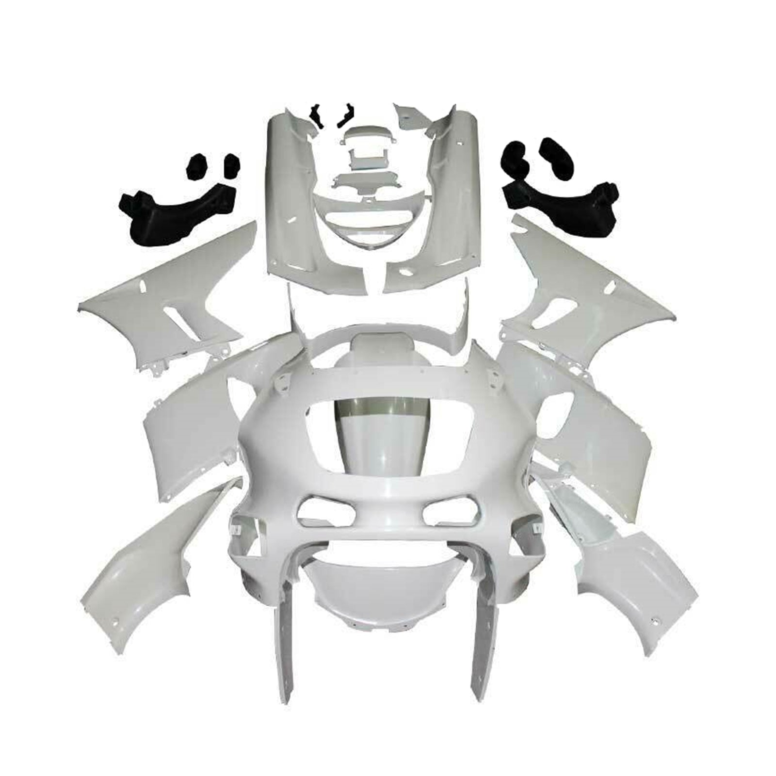 1993-2007 Kawasaki ZZR 400/ZZR 600 Vbrizgavanje nebarvanih sejmov karoserije