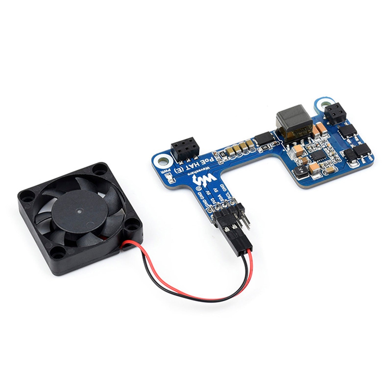 Kaart van'uitbreiding van'PoE Ethernet-voeding voor Raspberry Pi 4B/3B+