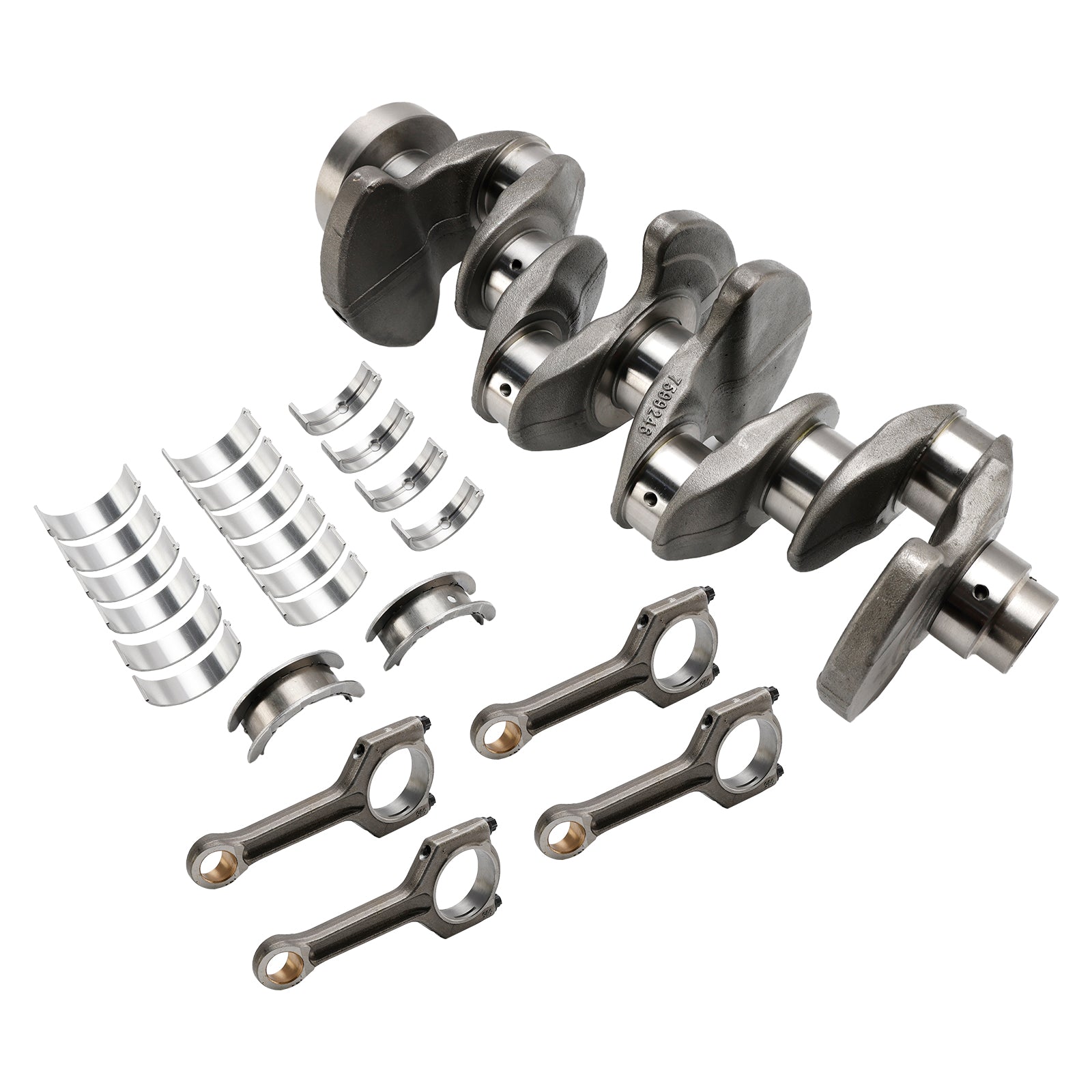 10/2010 - 12/2016 BMW SERIE 5 F10 F18 Cigüeñal del motor y biela y rodamientos 11217640165 11247624616