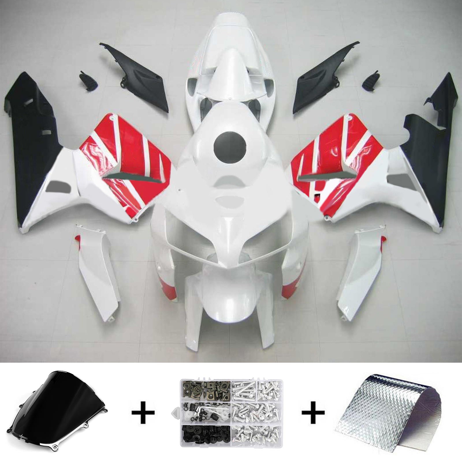 Kit de carénage par injection, carrosserie en plastique ABS pour Honda CBR600RR 2005-2006 F5