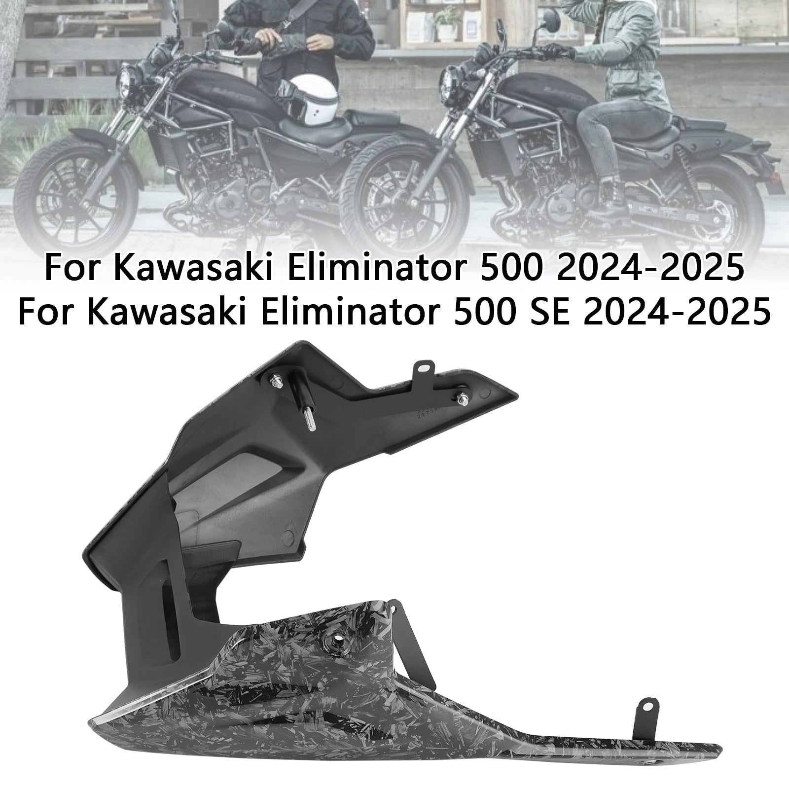 Carénages inférieurs complets pour Kawasaki Eliminator 400/450/500 2024-2025