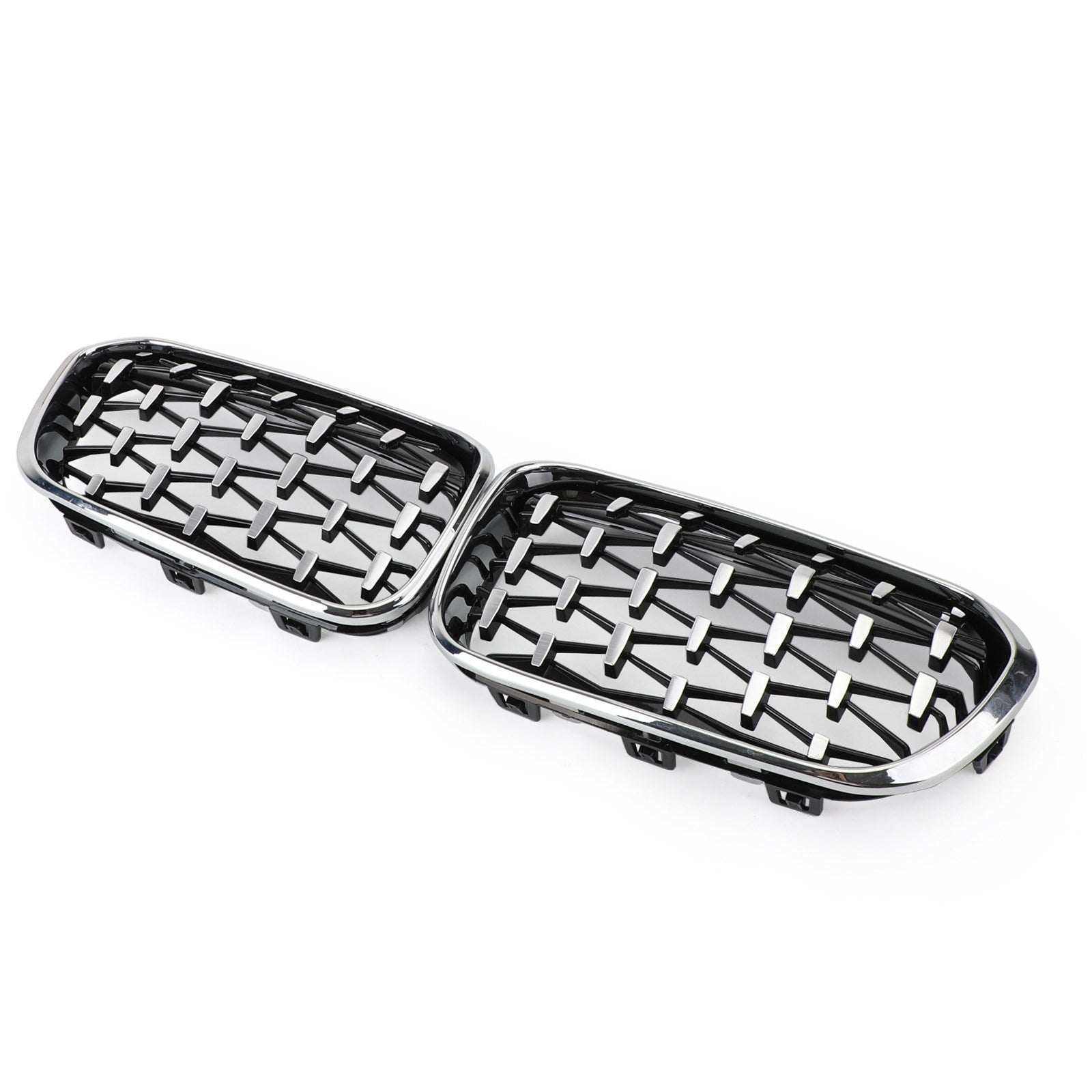 Grid de riñón delantero negro Chrome para BMW 2015-2017 Serie 1 F20/F21
