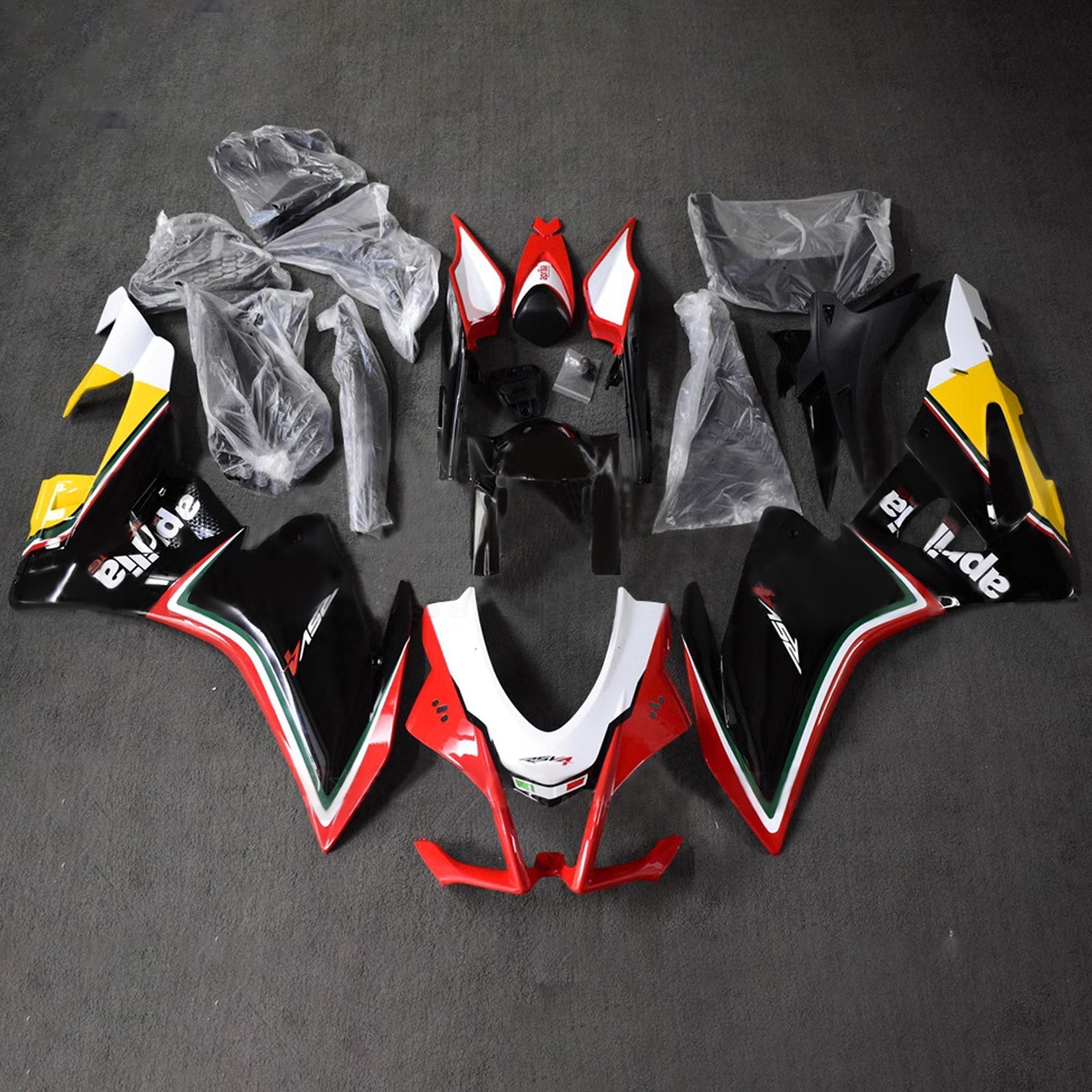 Kit de carénage d'injection Aprilia RSV4 1000 2016-2020 Carrosserie Plastique