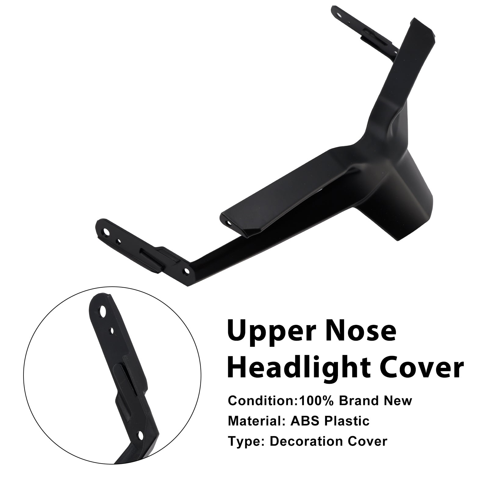 Carénage de couvercle de phare avant supérieur pour Honda CBR650R 2024-2025