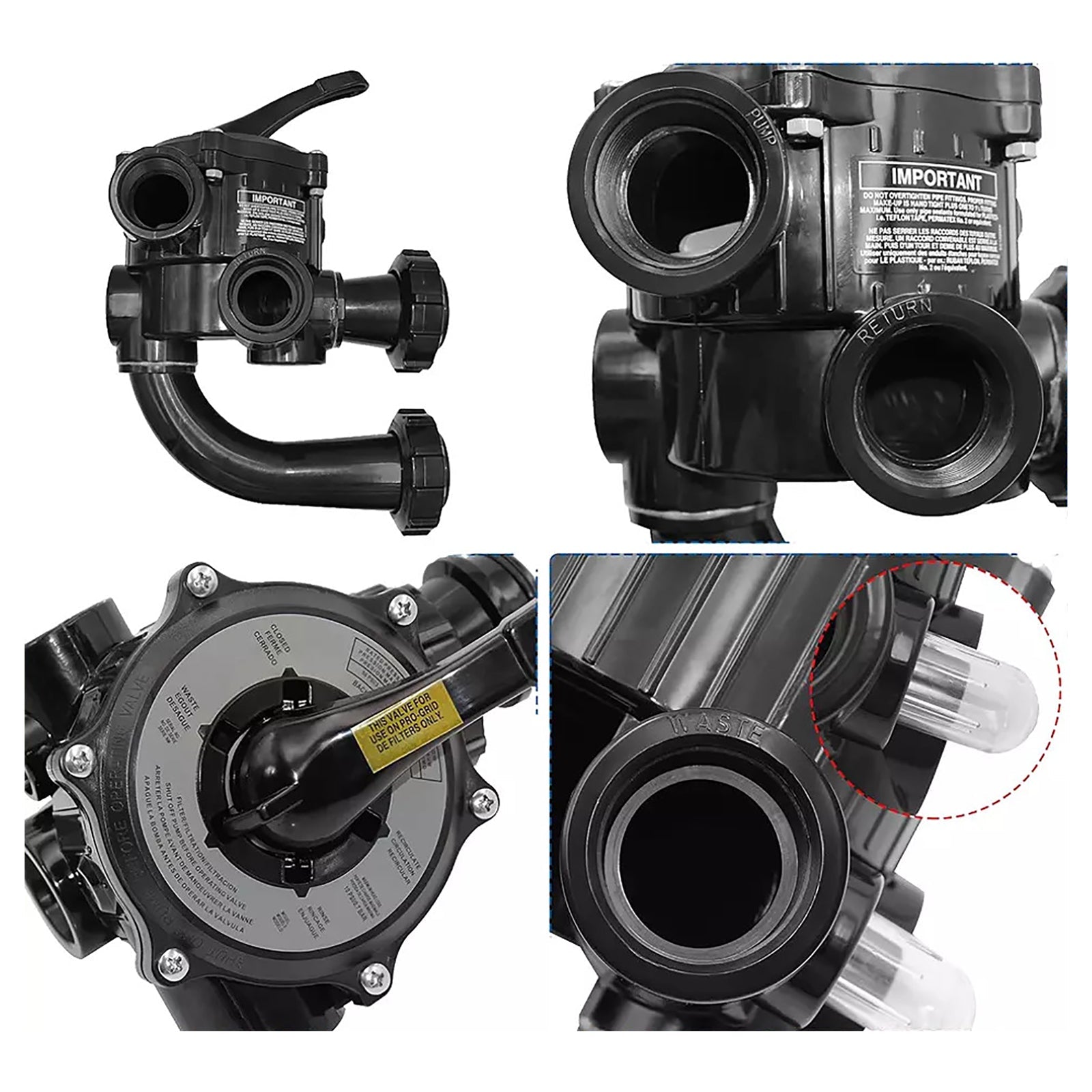 SP0710XR50 Multiport Regulativni ventil, prilagojen seriji Hayward Pro Vari-Flo