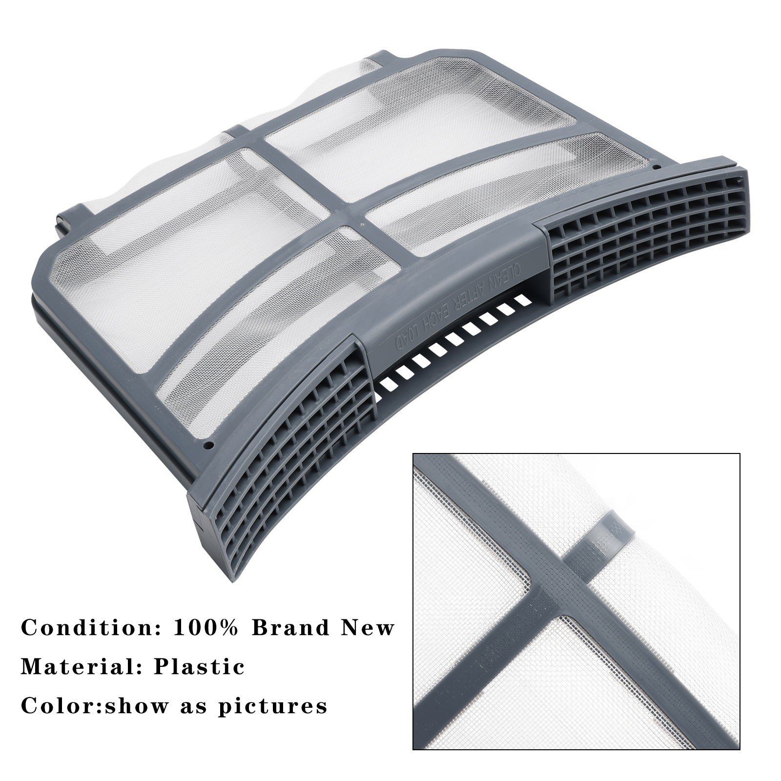 Filtr kłaczków suszarki WE16X32537 dla GE