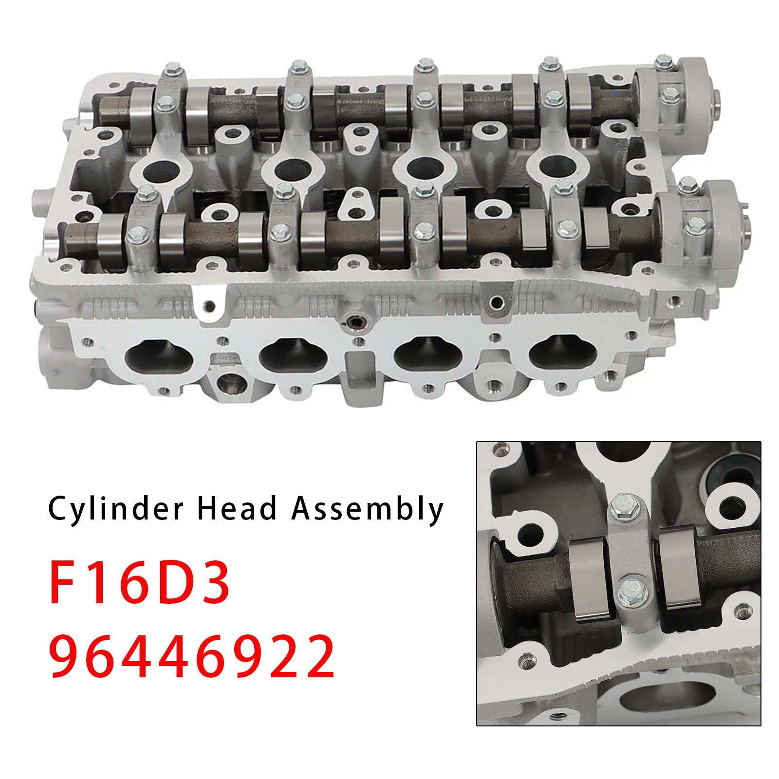 Testata per motore Chevrolet Aveo 1.6L (2004-2007) F16D3 96446922