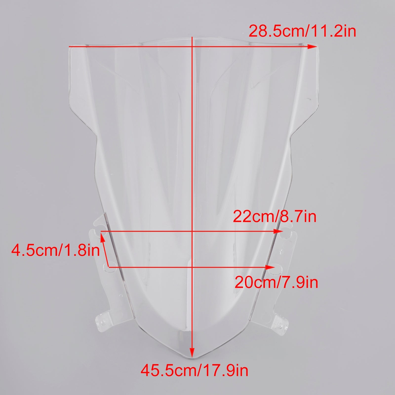 Szybka przednia dla Daytona 660 2024-2025 Motocykl przednią szybę
