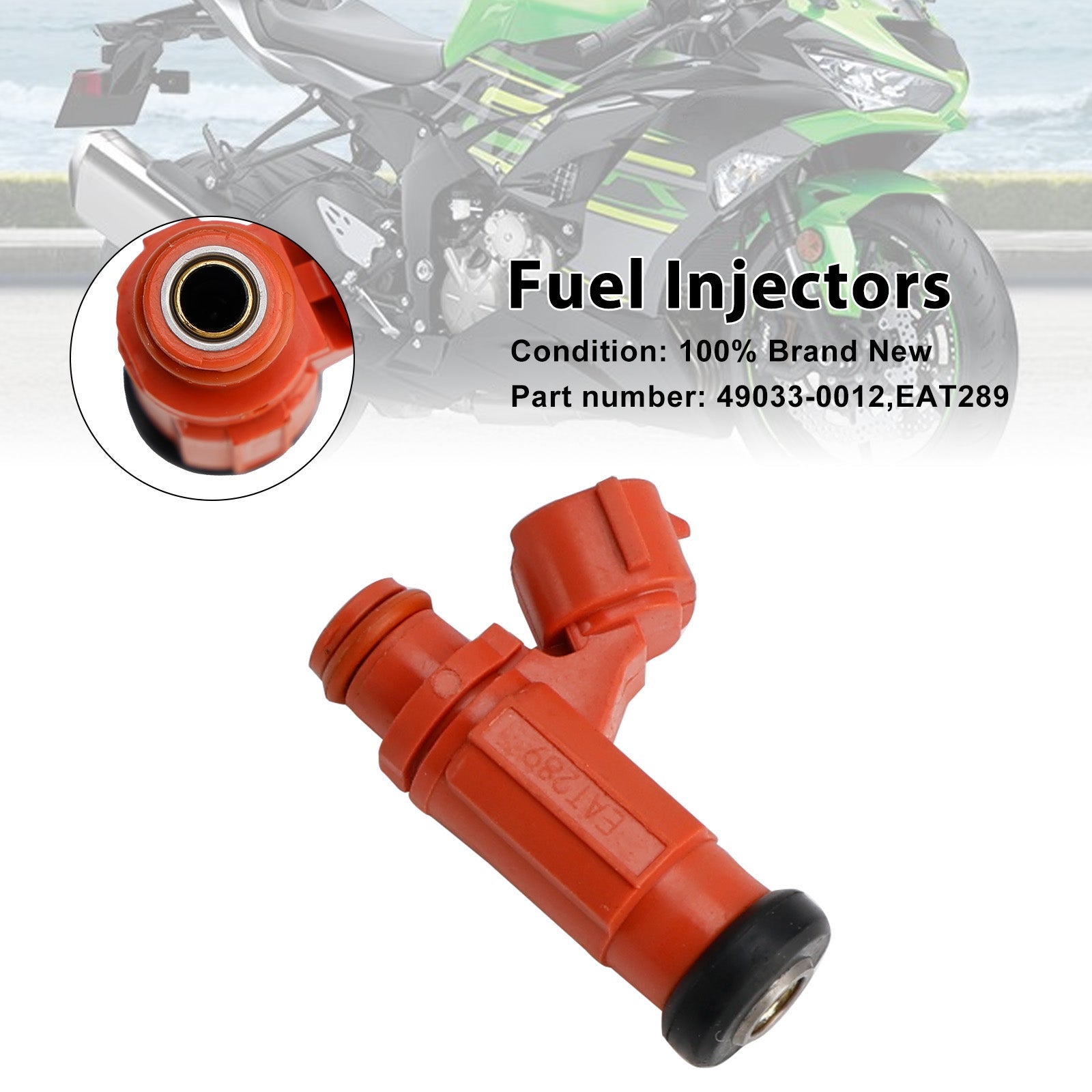 Brandstofinjectoren EAT289 49033-0012 voor Kawasaki NINJA 1000 ZX-6R Z1000