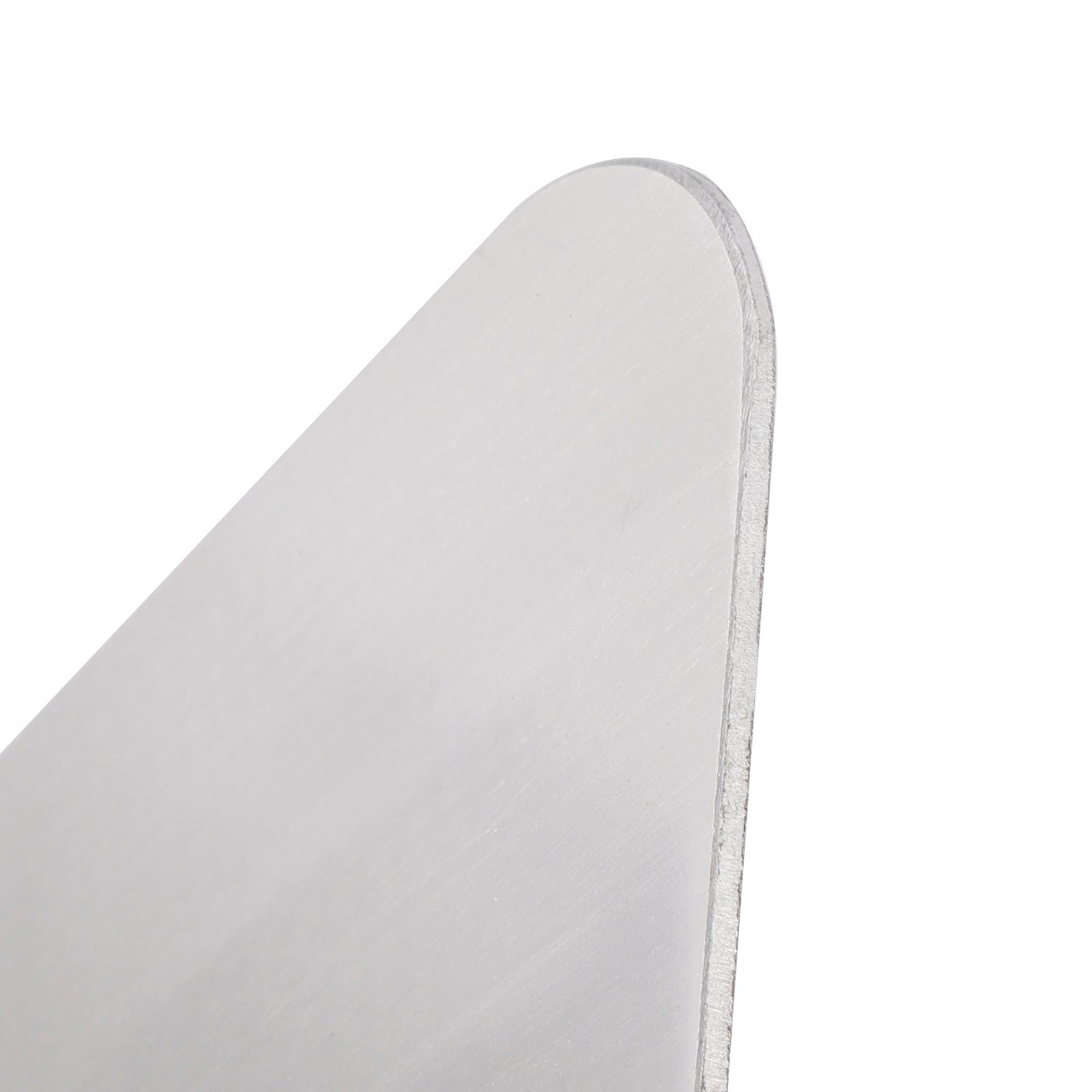 Plaque d'immatriculation vierge en alliage d'aluminium parallélogramme à monter soi-même, ajustement universel pour moto