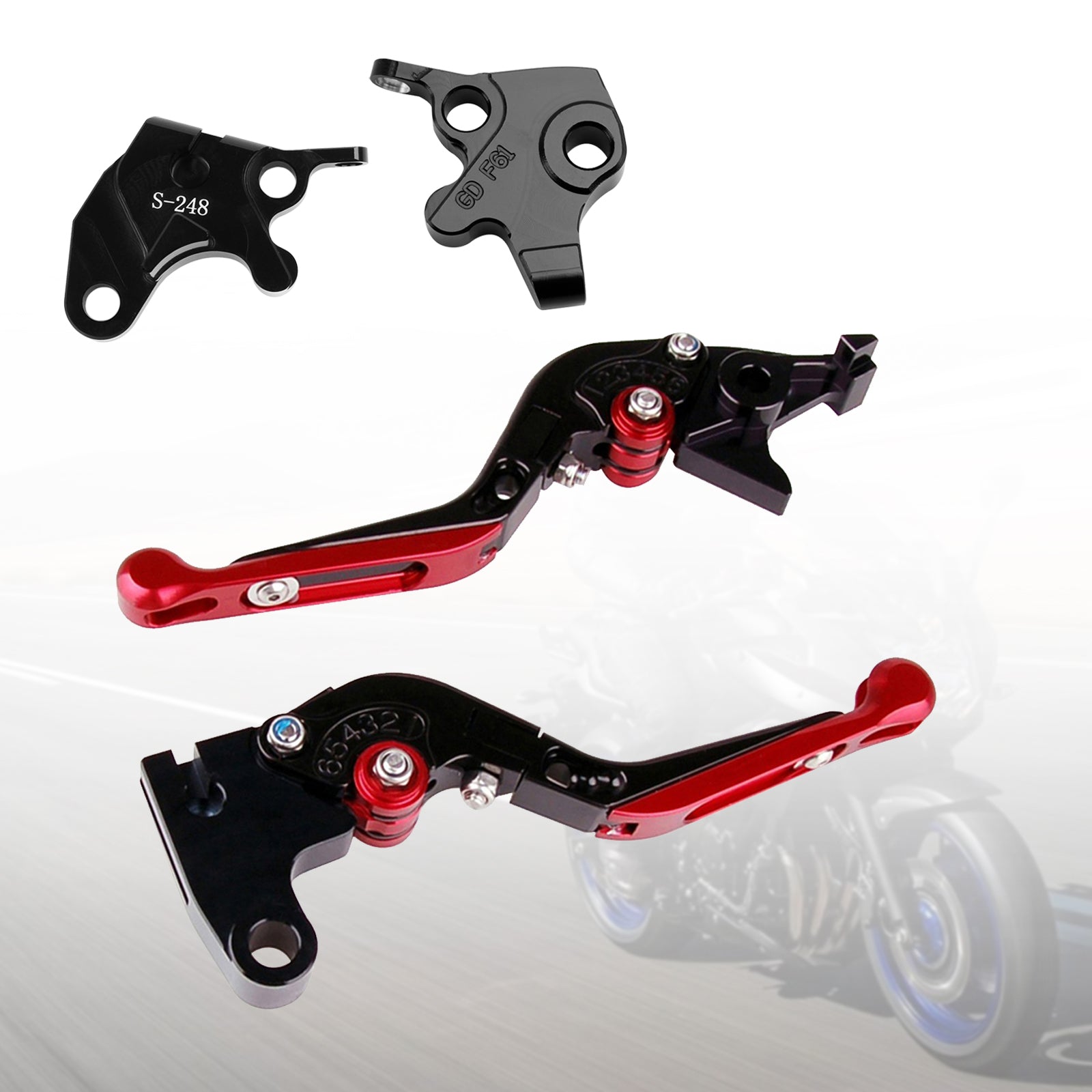 Levier de frein et d'embrayage réglable pour YAMAHA YZF R125 2008-2011