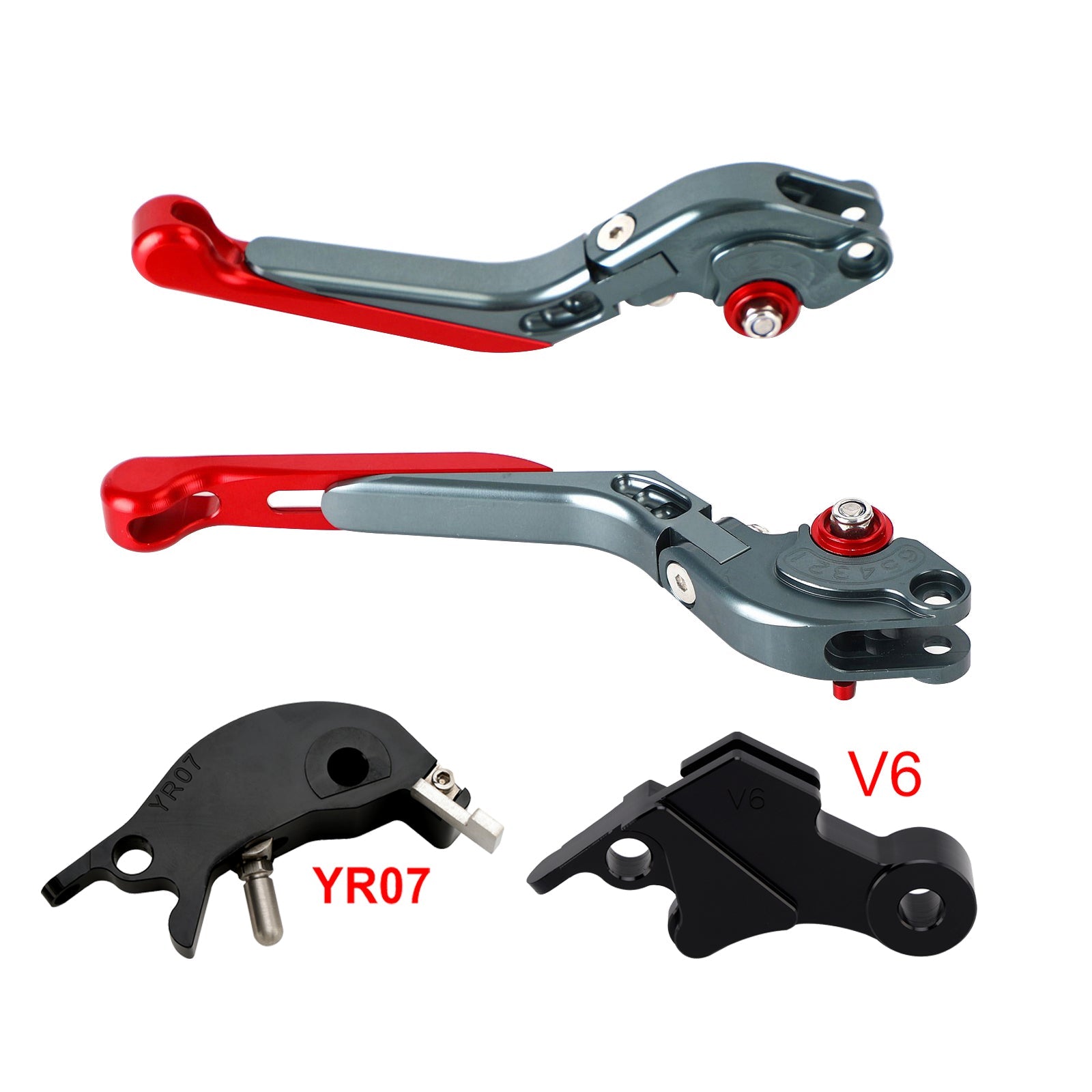 Levier de frein et d'embrayage réglable compatible avec YAMAHA XSR900 XSR900GP MT-09 2024-2025