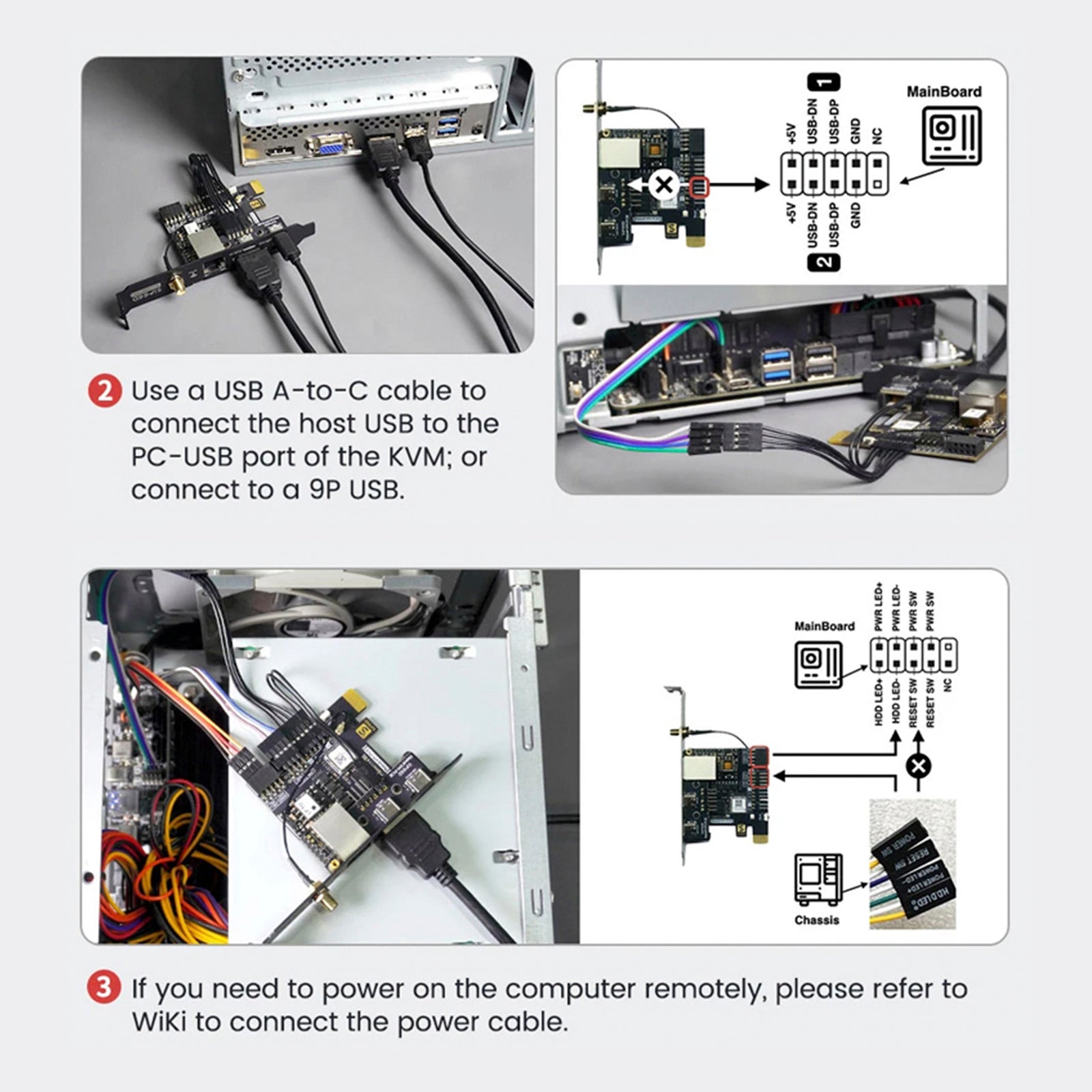 Serveur de contrôle à distance Sipeed NanoKVM-PCIe Installation du bureau à distance RISC-VPiKVM