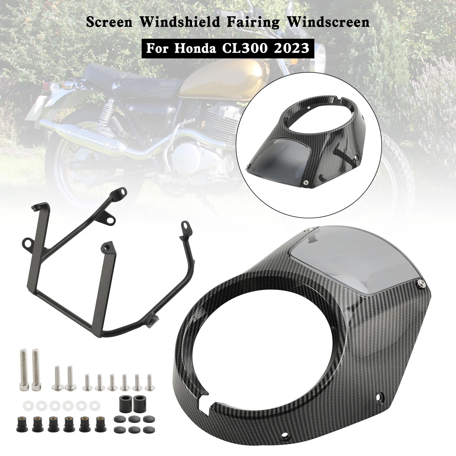 Honda CL300 2023 parabrezza del parabrezza faro