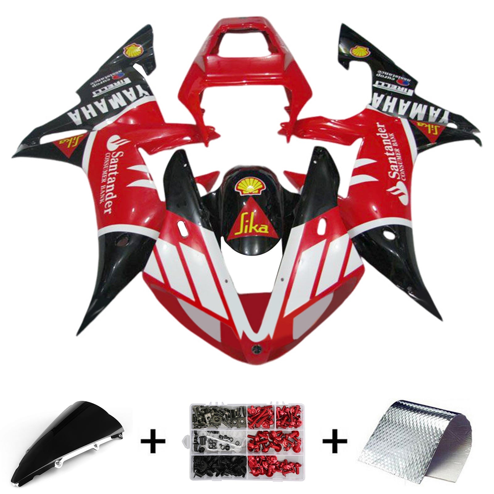 Kit carenatura iniezione Yamaha YZF 1000 R1 2002-2003 Carrozzeria in plastica ABS