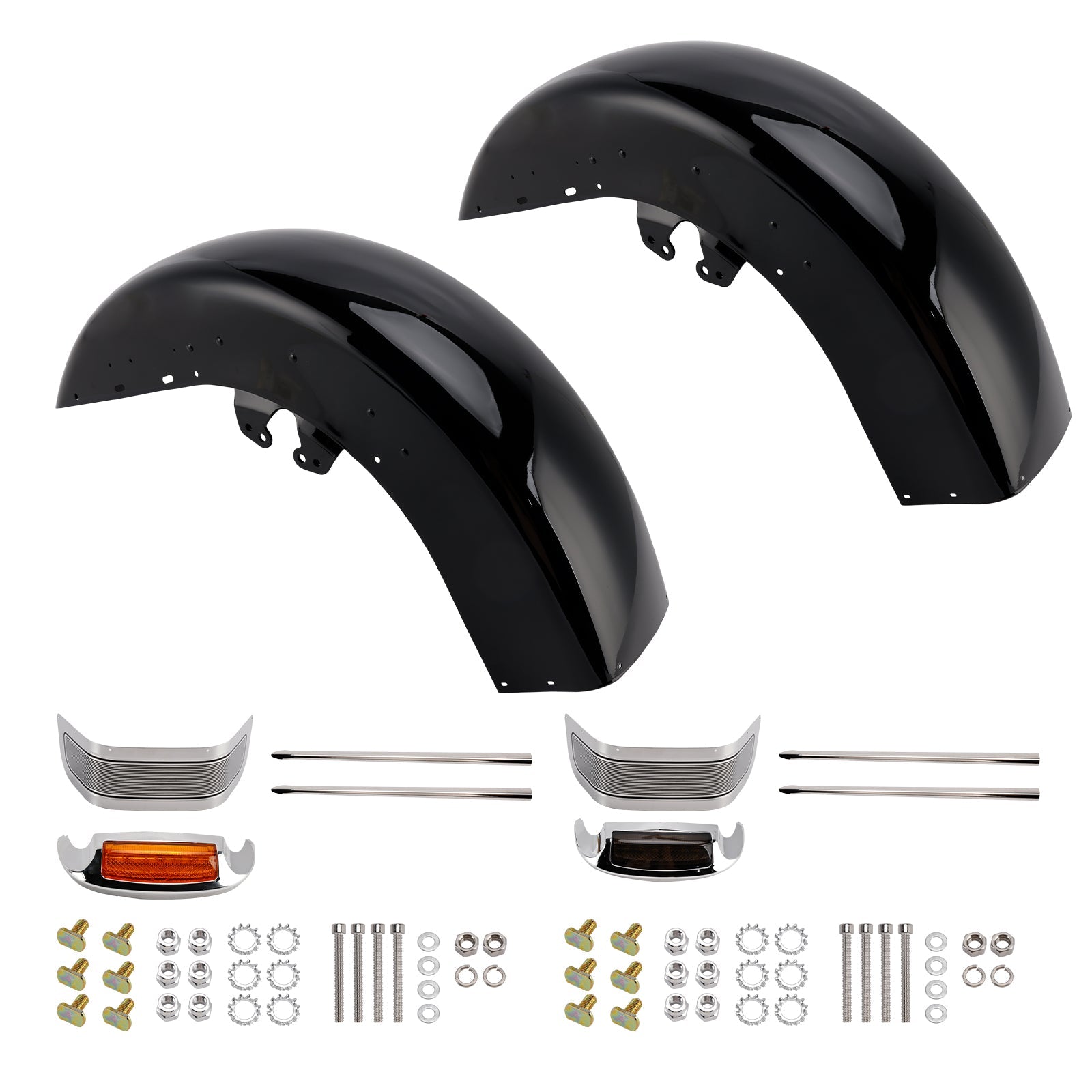 Garde-boue avant en acier Touring Electra Glide Ultra Limited 2014-2024