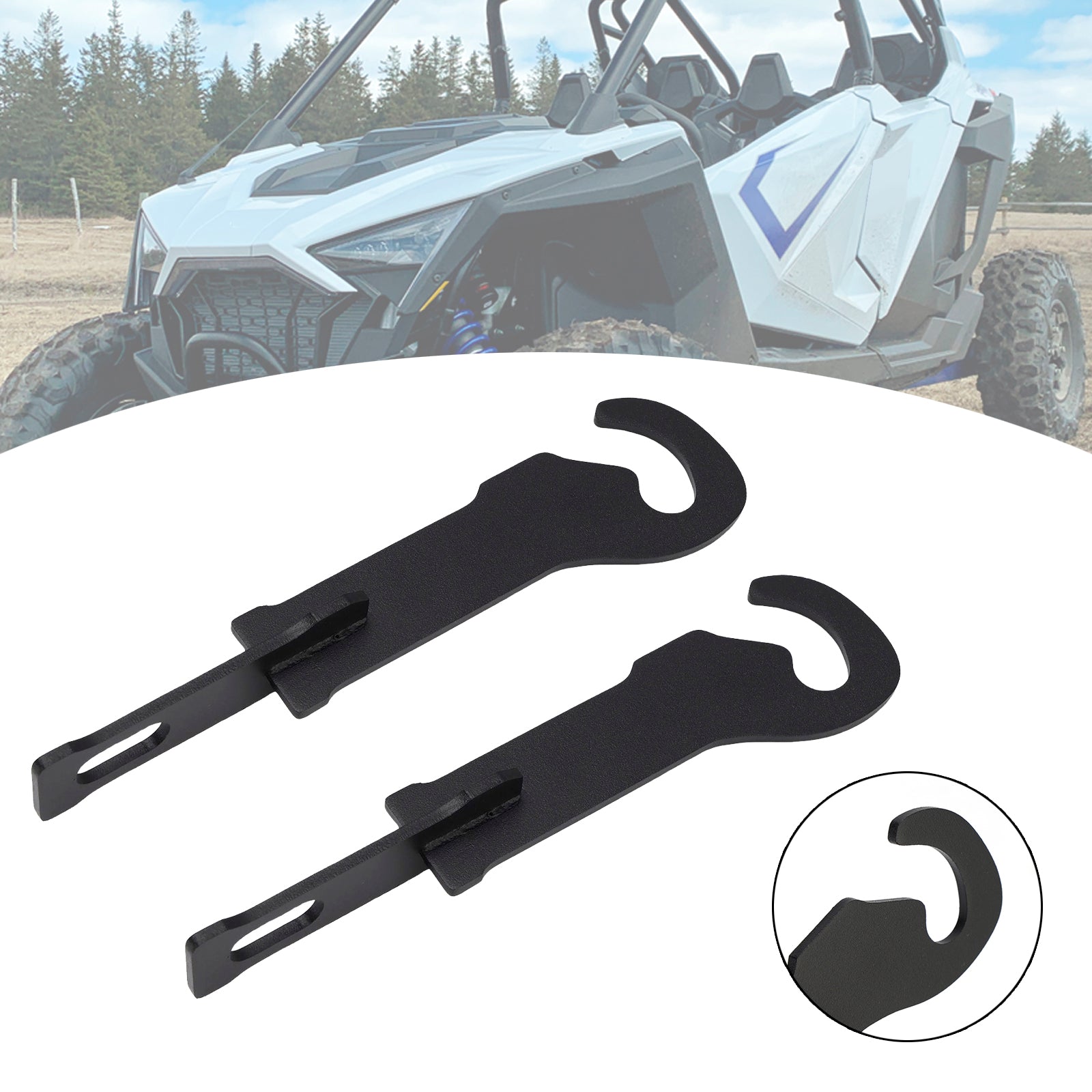 Loquet de porte extensible de 4,5 pouces pour Polaris RZR Pro XP 2020-2025 Turbo R/4 Général