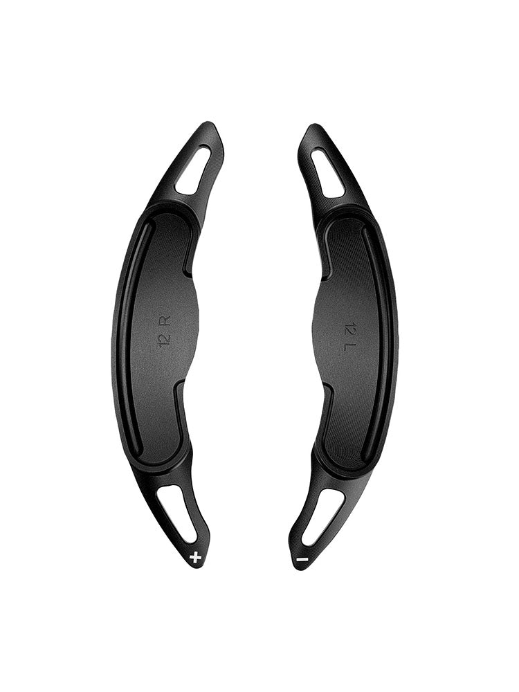 Levas de cambio de volante para Mini F54 F55 F56 F57, aluminio negro