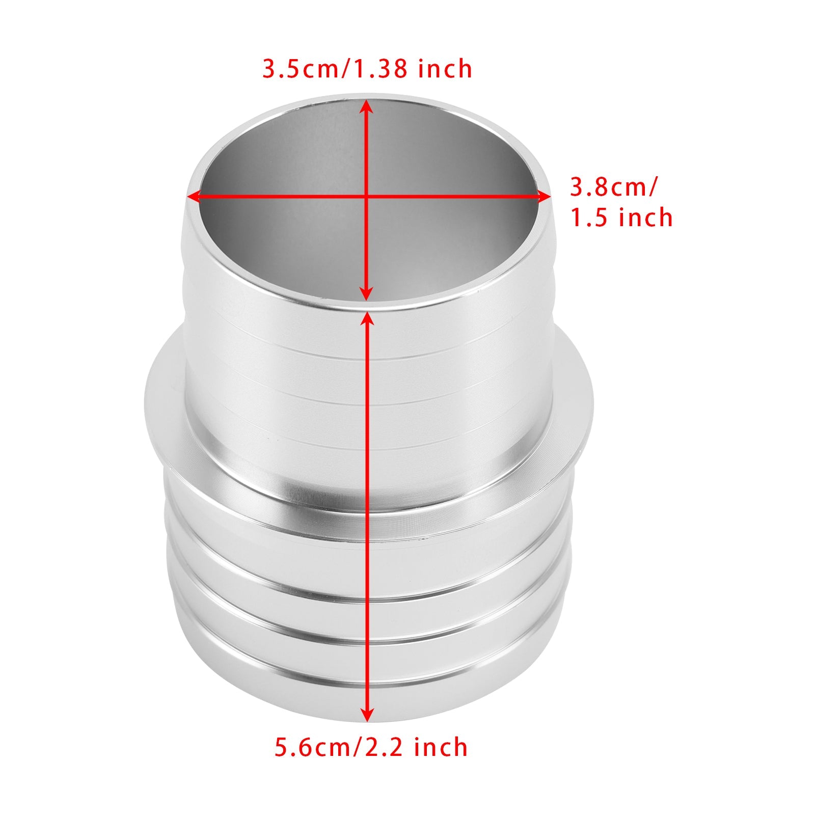 Adattatore di raccordo riduttore di riparazione per raccordo a innesto da 1-1/2"2"" a 1-3/4""