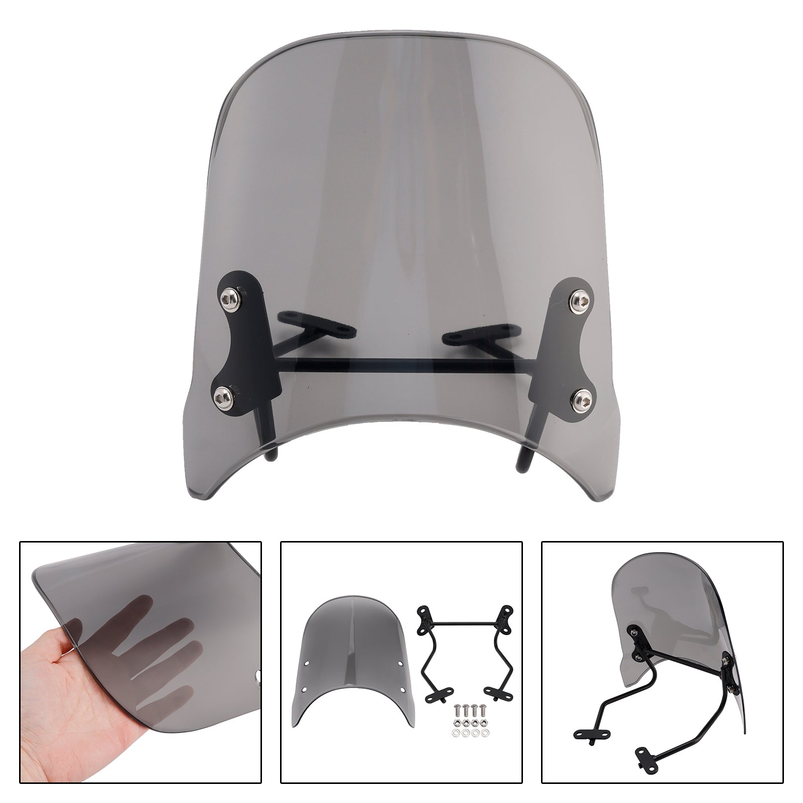 Parabrezza compatibile con BMW R nineT Scrambler 2014-2024 e Pure 2017-2024